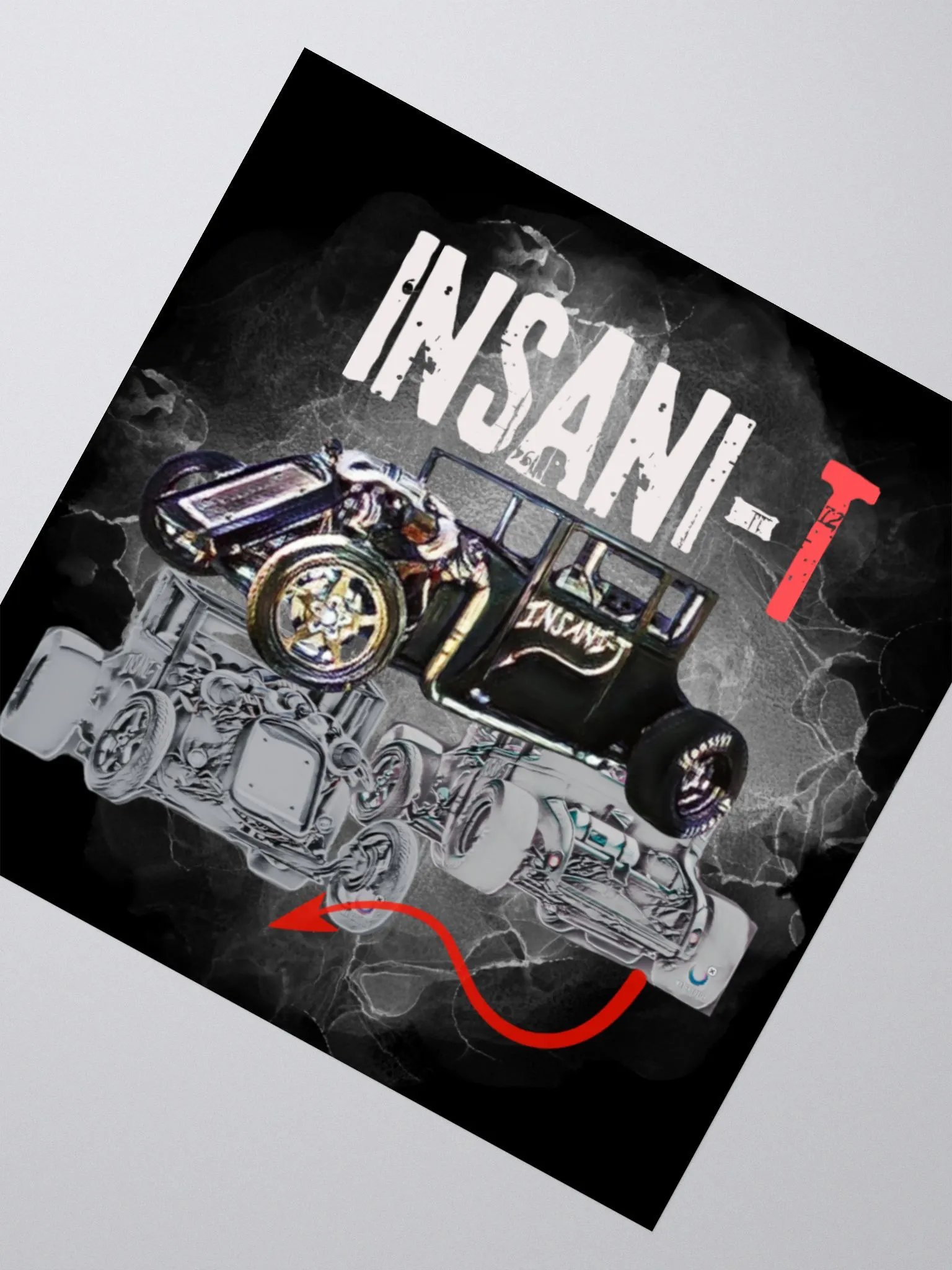 INSANI-T Hot Rod Sticker product image (2)