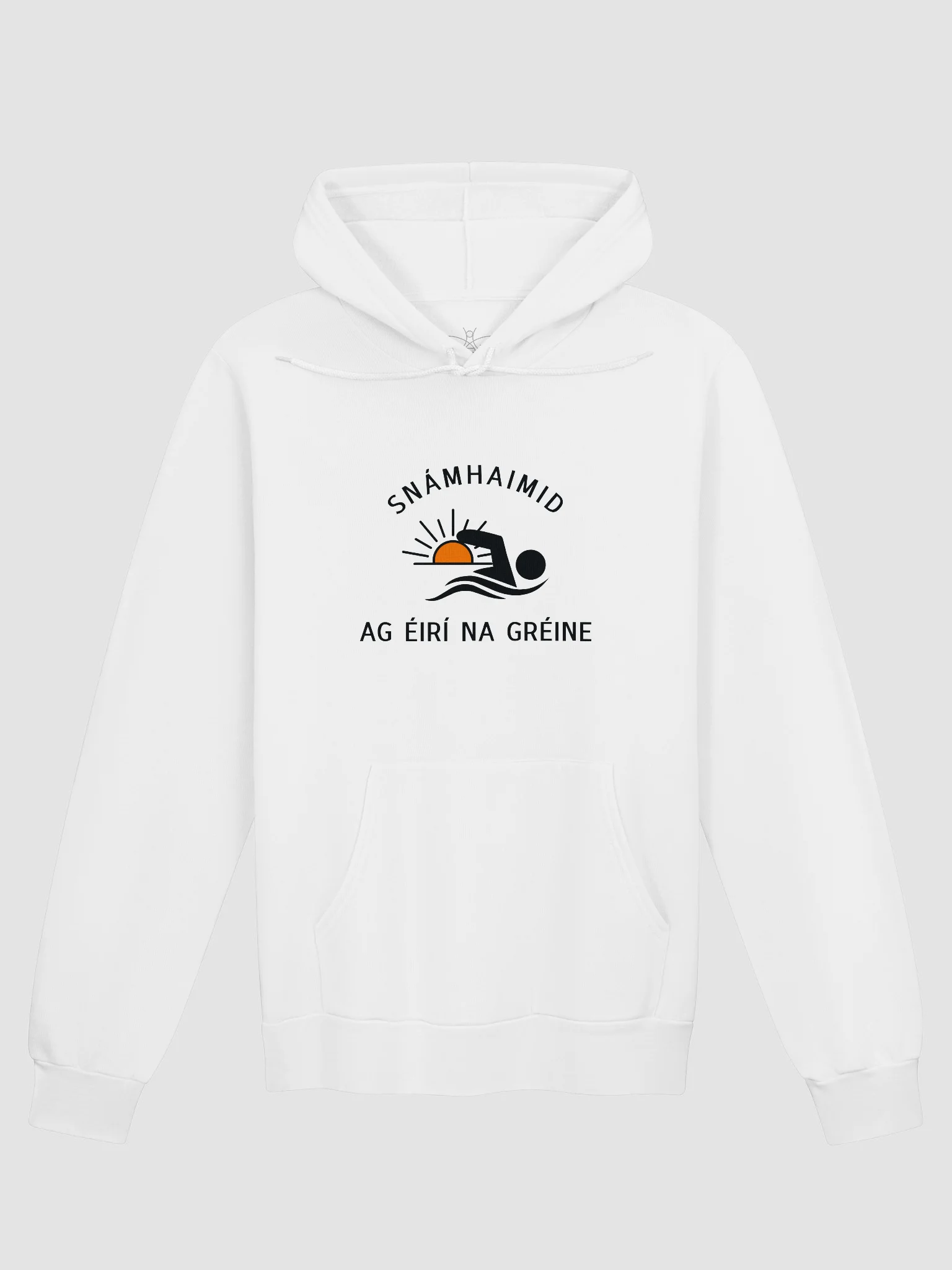 Snámhaimid ag Éirí na Gréine Hoodie product image (1)