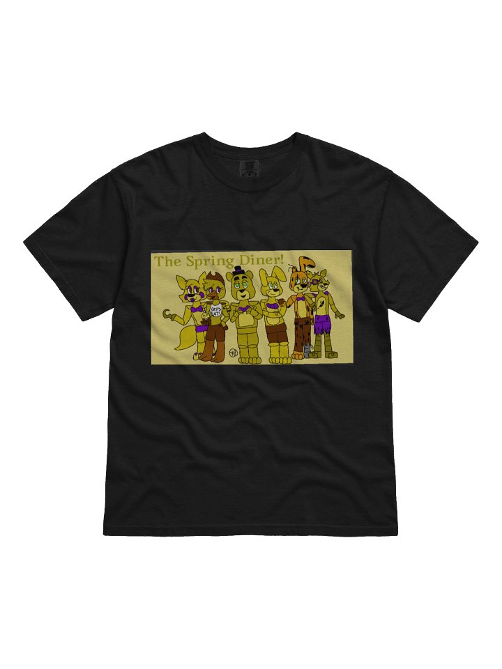Spring Diner CREW T-Shirt! Vintage background version! product image (1)