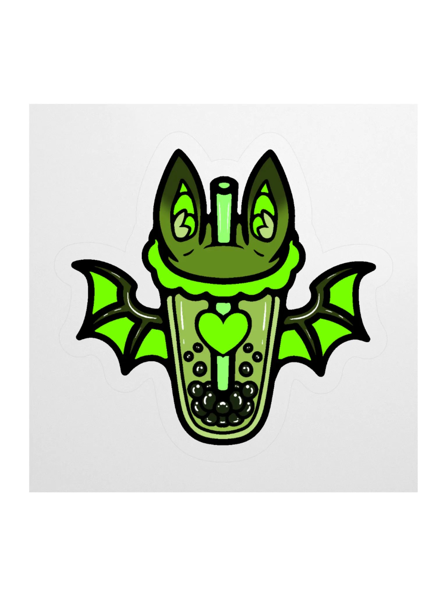 MatchaEXE Green Bobat Sticker product image (1)