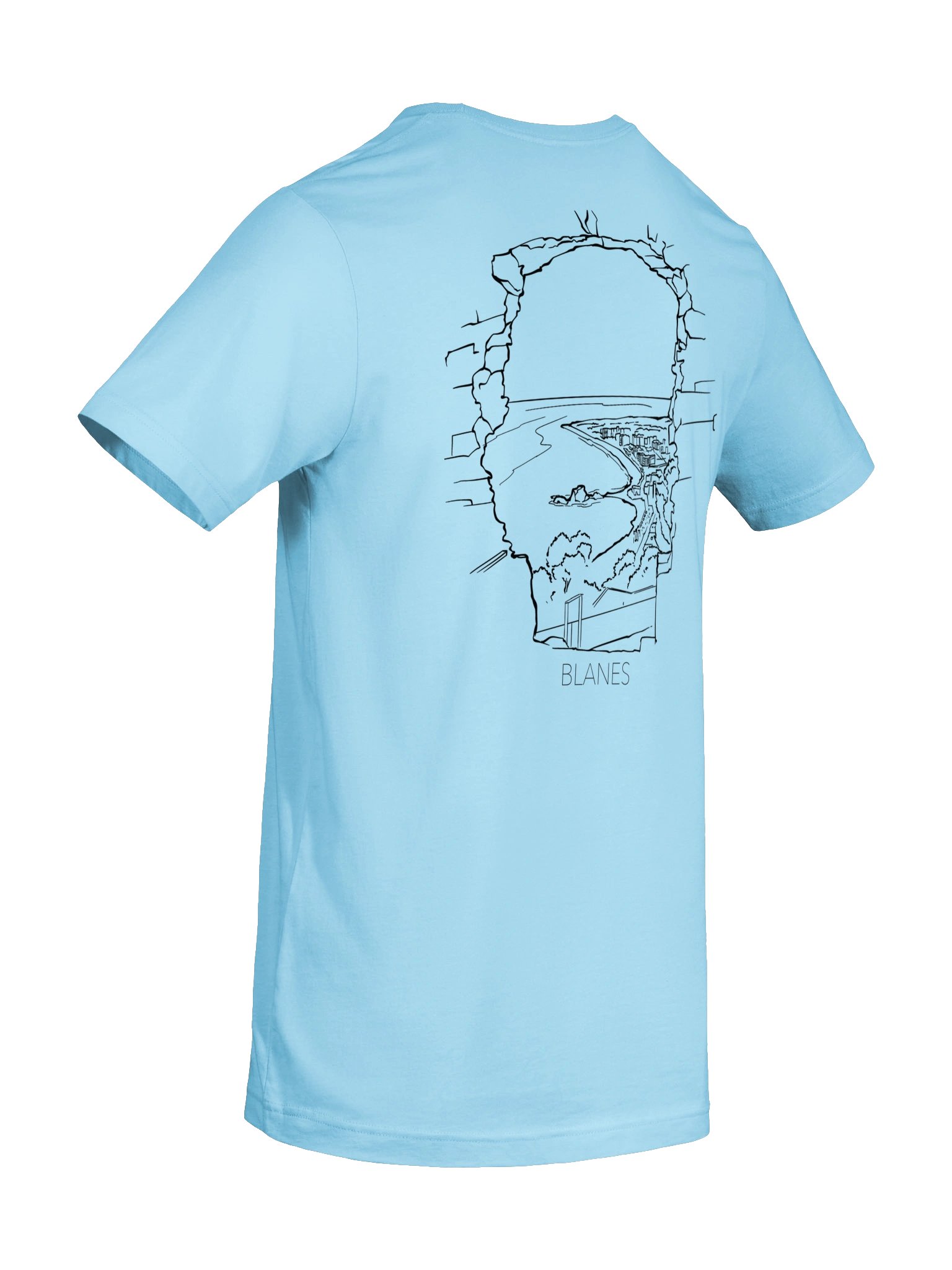 Mirador Castillo de San Juan en Blanes Camiseta Logo bordado product image (8)