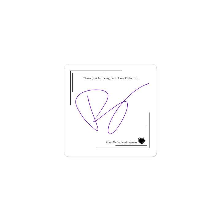 Bookplate Sticker Signed by Rory McCauley-Hayman product image (4)