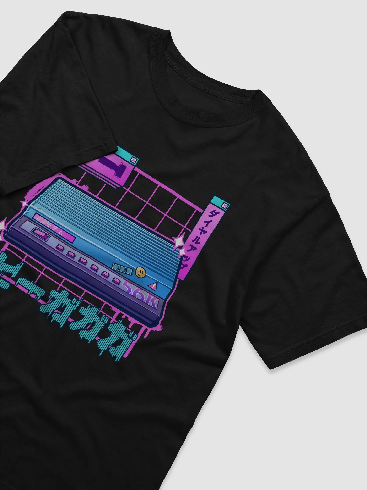 Natsukashii Dial-up Sound Heavyweight T-Shirt product image (1)