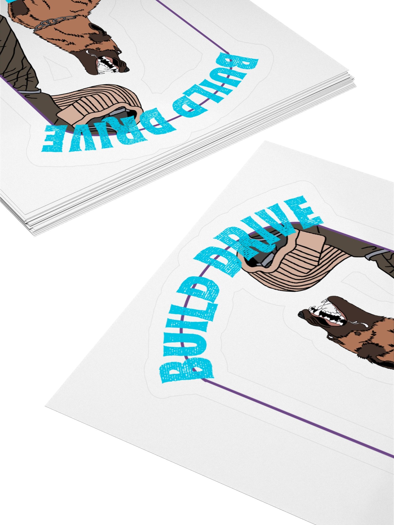 “Build Drive, Not Ego” Malinois Vinyl Sticker product image (4)