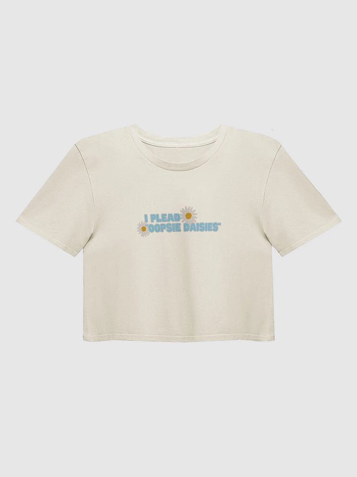 I plead oopsie daisies crop top product image (1)