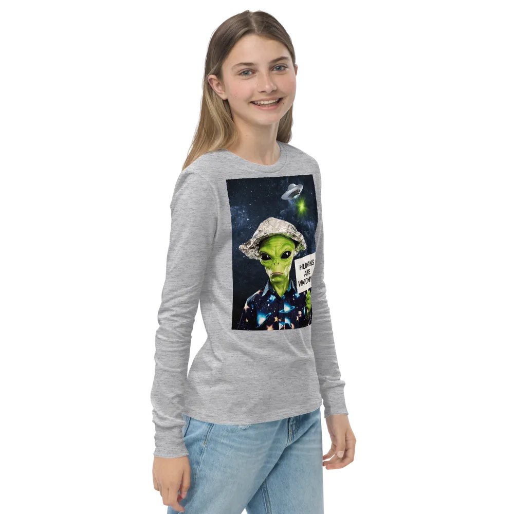 Alien Watcher Youth Long Sleeve T-Shirt Bella+Canvas (Kid's) product image (17)