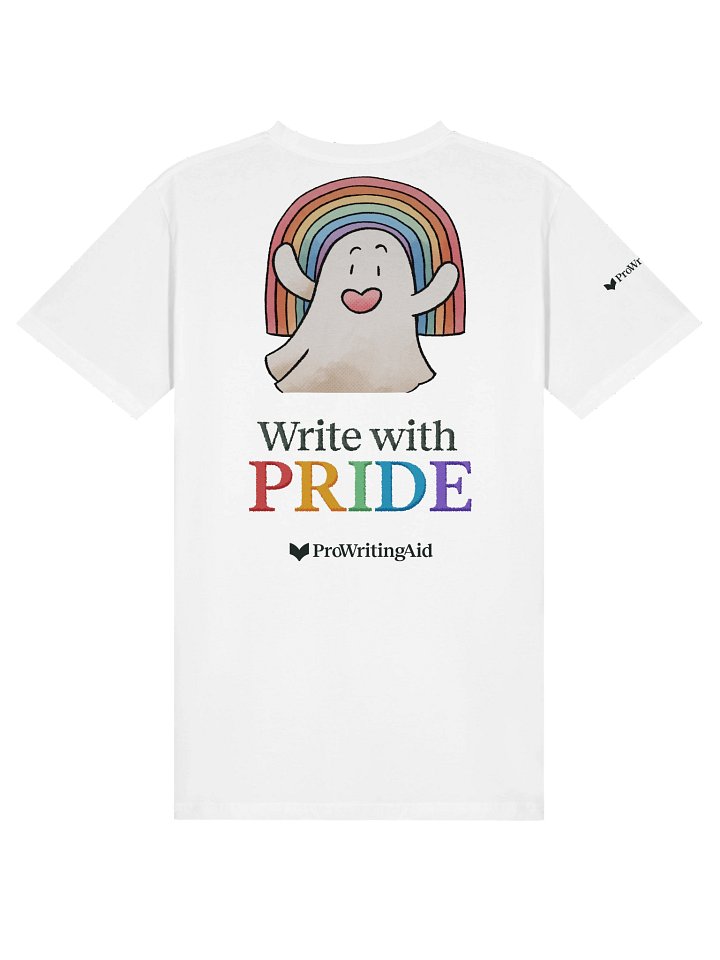 Limited edition Write With Pride tee - White product image (2)