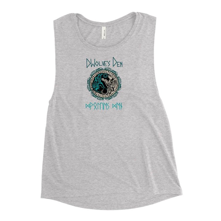Mystical Wolves Den Flowy Tank product image (49)