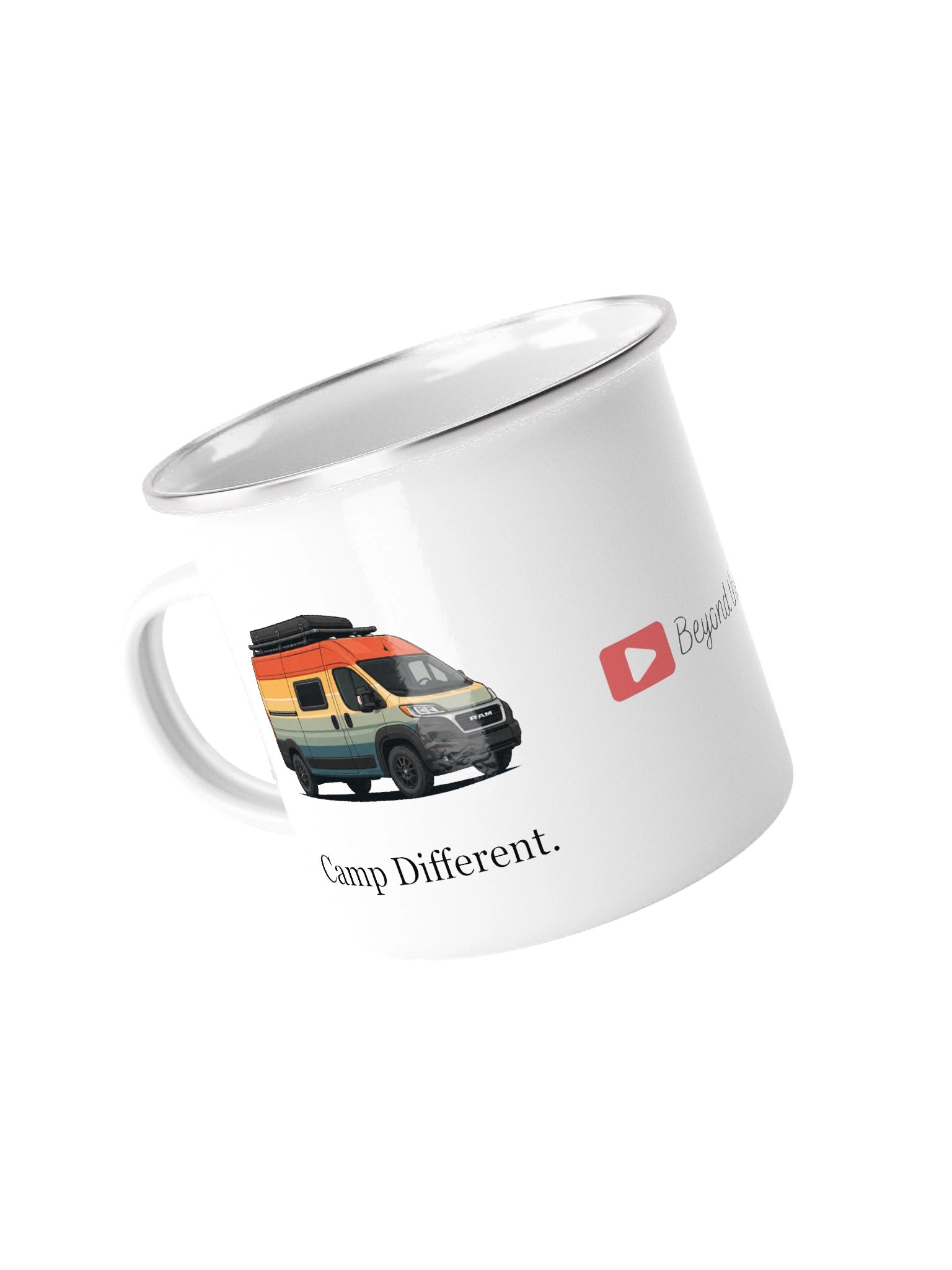 Camp Different. Enamel mug product image (4)