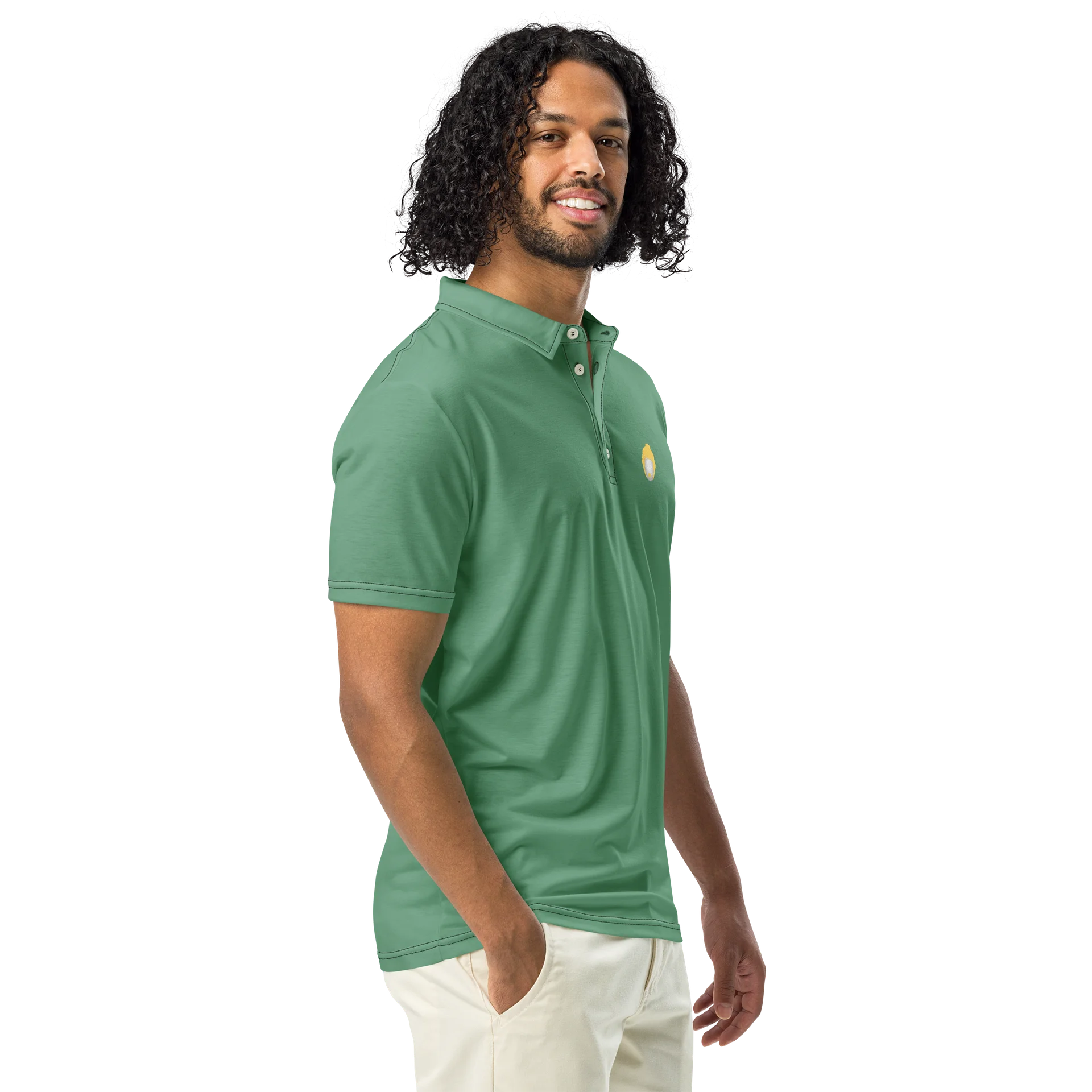 Golf Logo Summer Green Printed Polo product image (3)