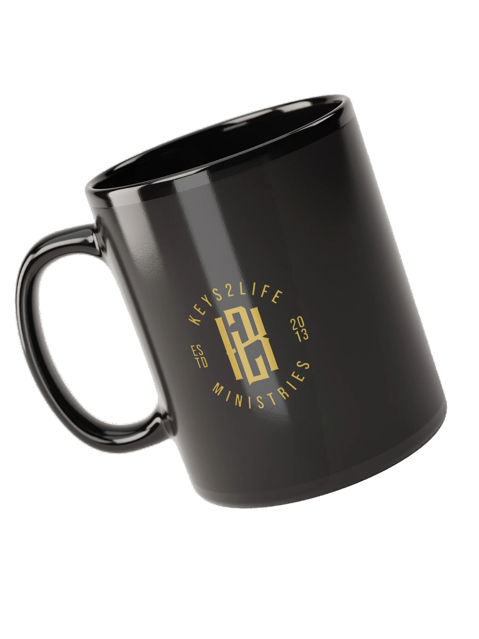 Keys2Life Ministries Gold Logo Mug product image (9)