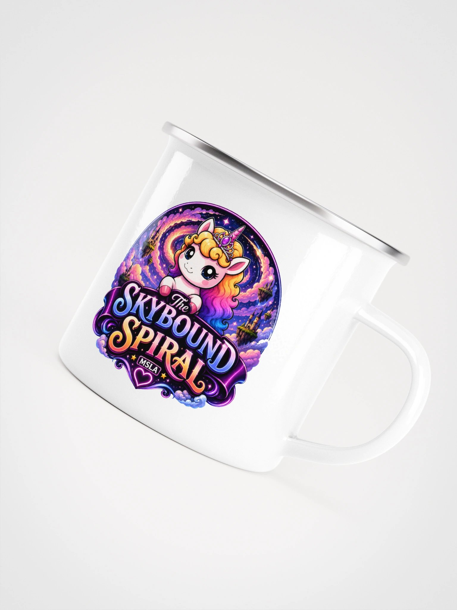 The Skybound Spiral - Enamel Mug product image (1)