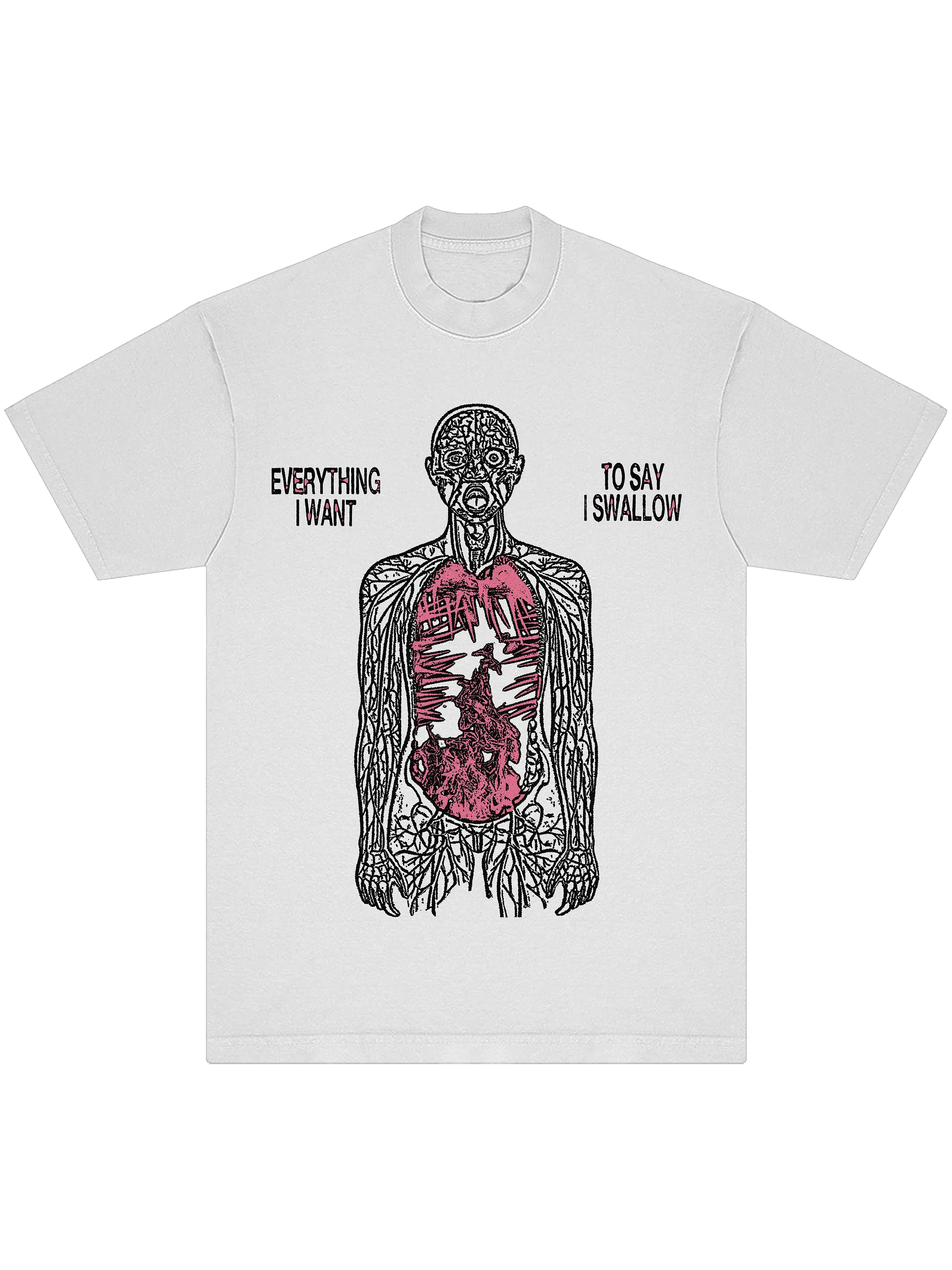IT ALL HURTS - WHITE TEE product image (1)