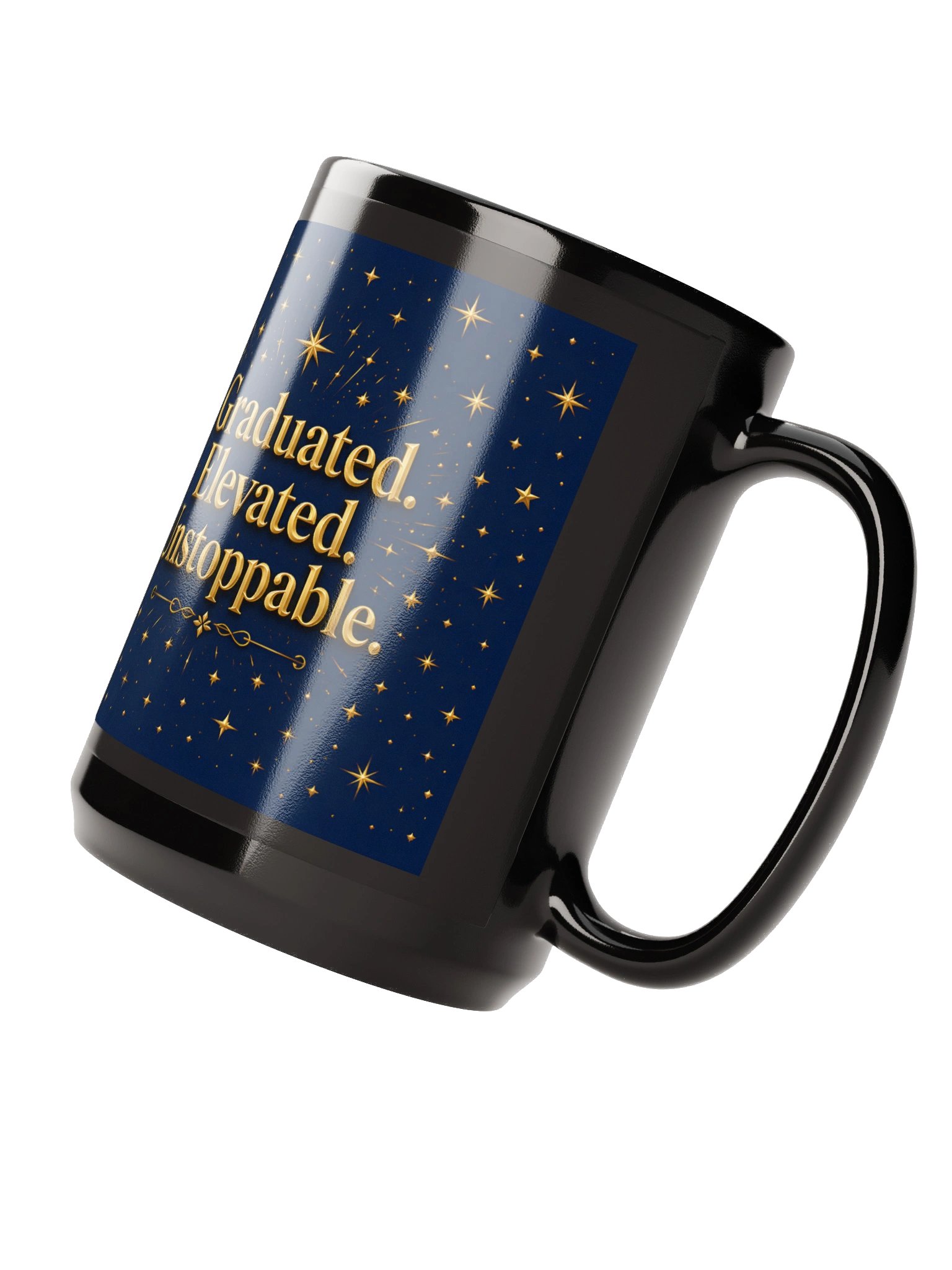 "New Chapter New Me" Graduation Mug — Navy Wrap product image (4)