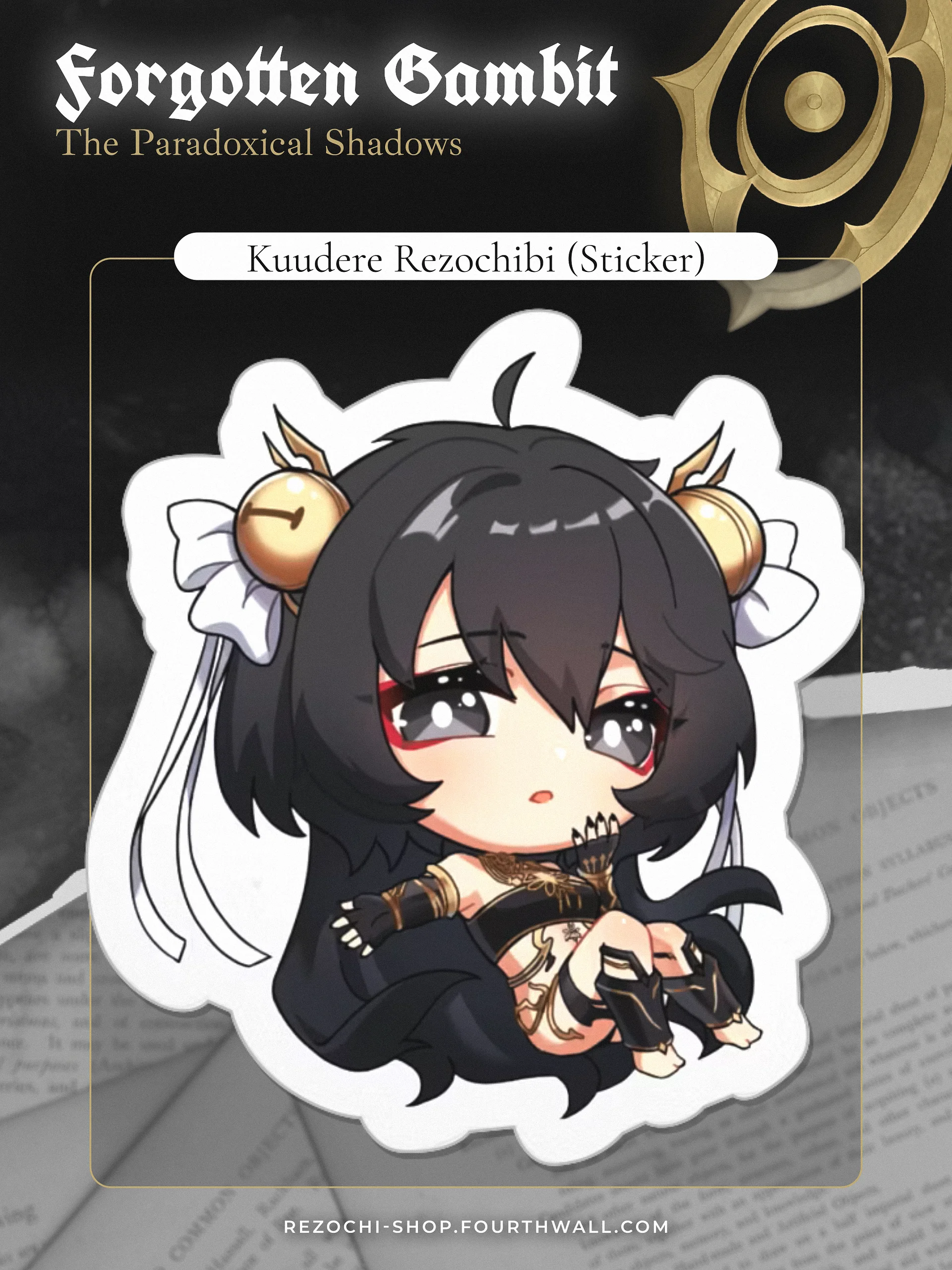 Kuudere Rezochibi ※ Sticker product image (1)