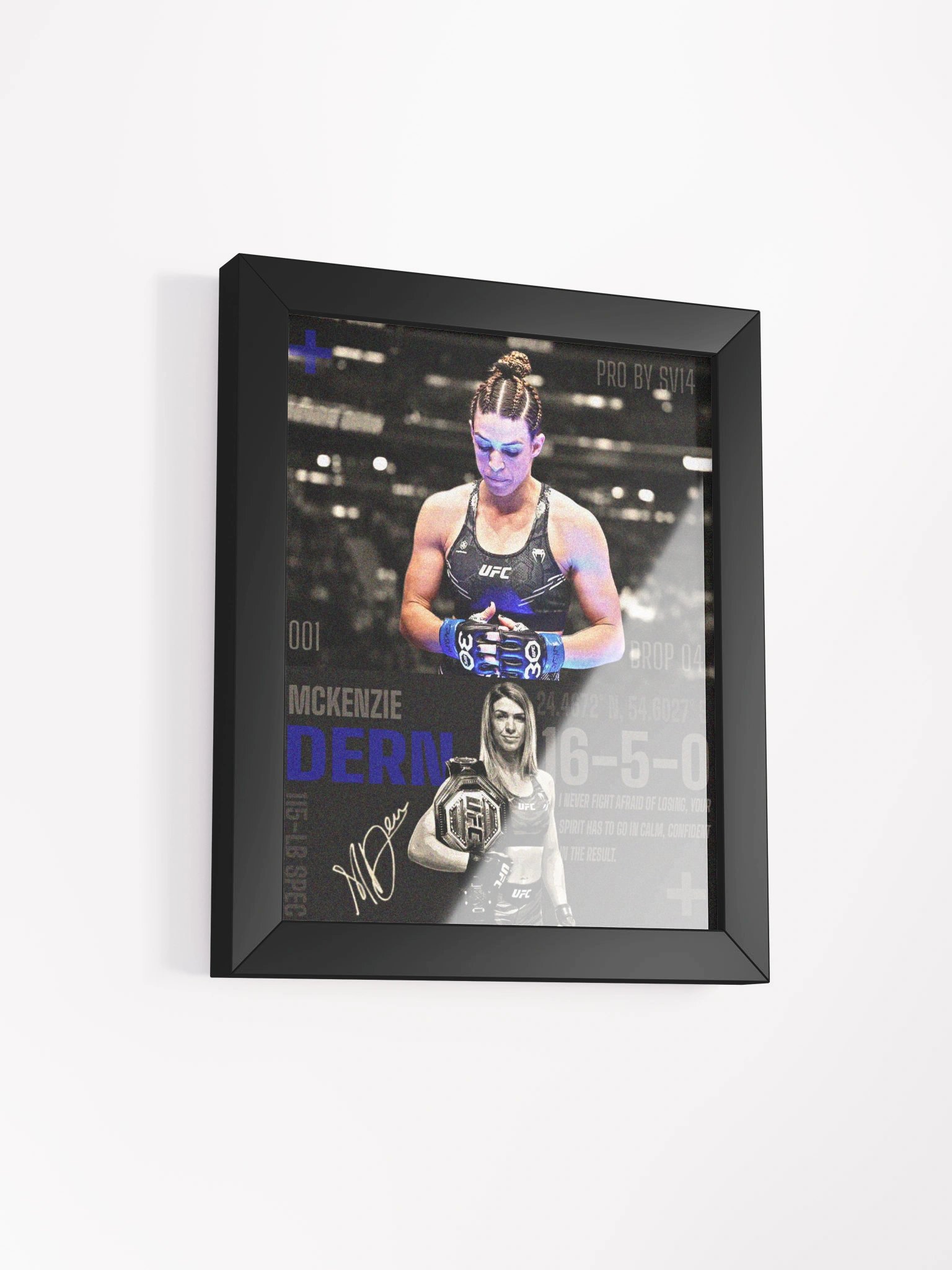 24' SIGNED MACKENZIE DERN FRAME product image (1)