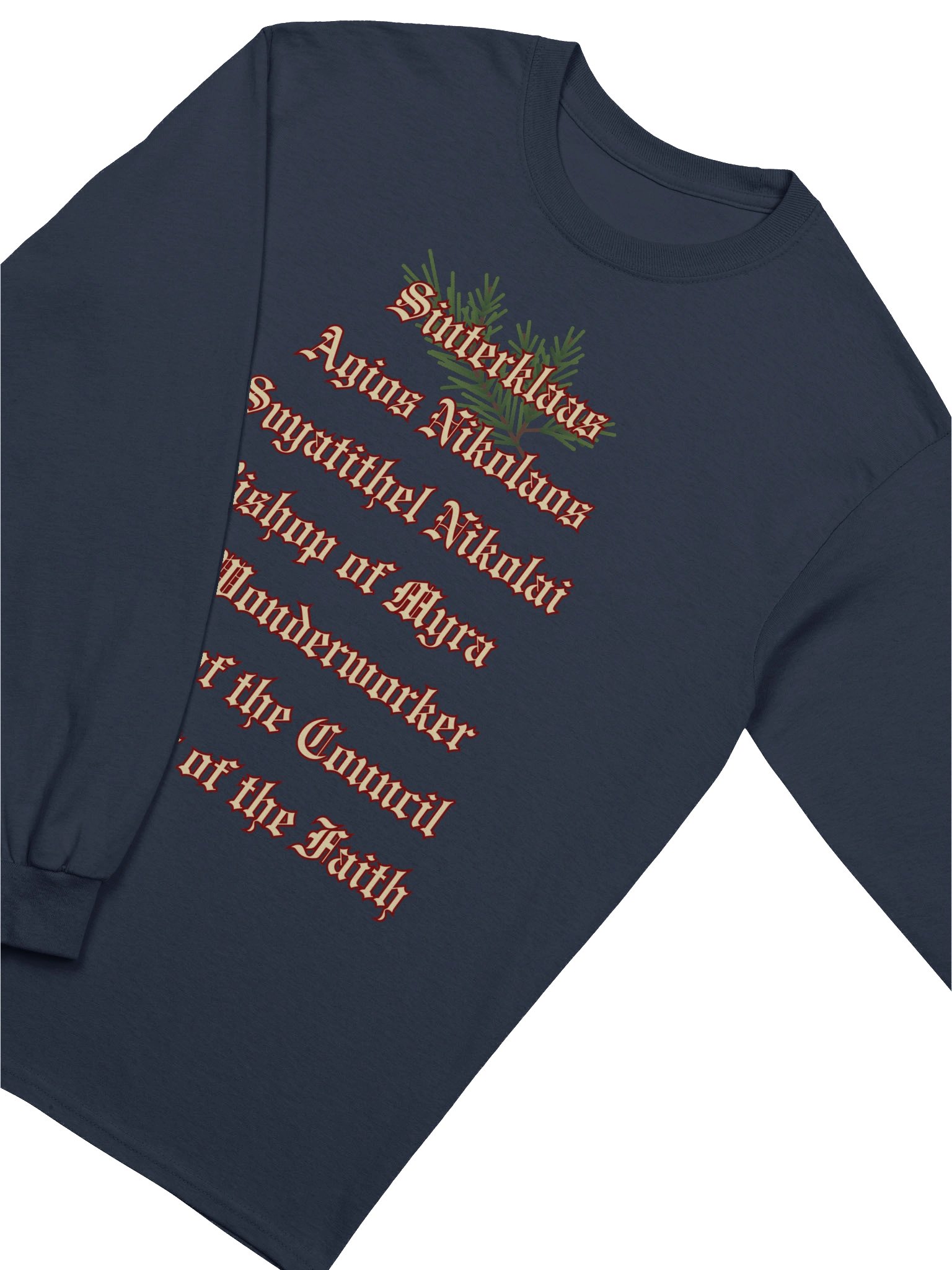Saint Nicholas, Gildan Ultra Cotton Long Sleeve T-Shirt product image (3)