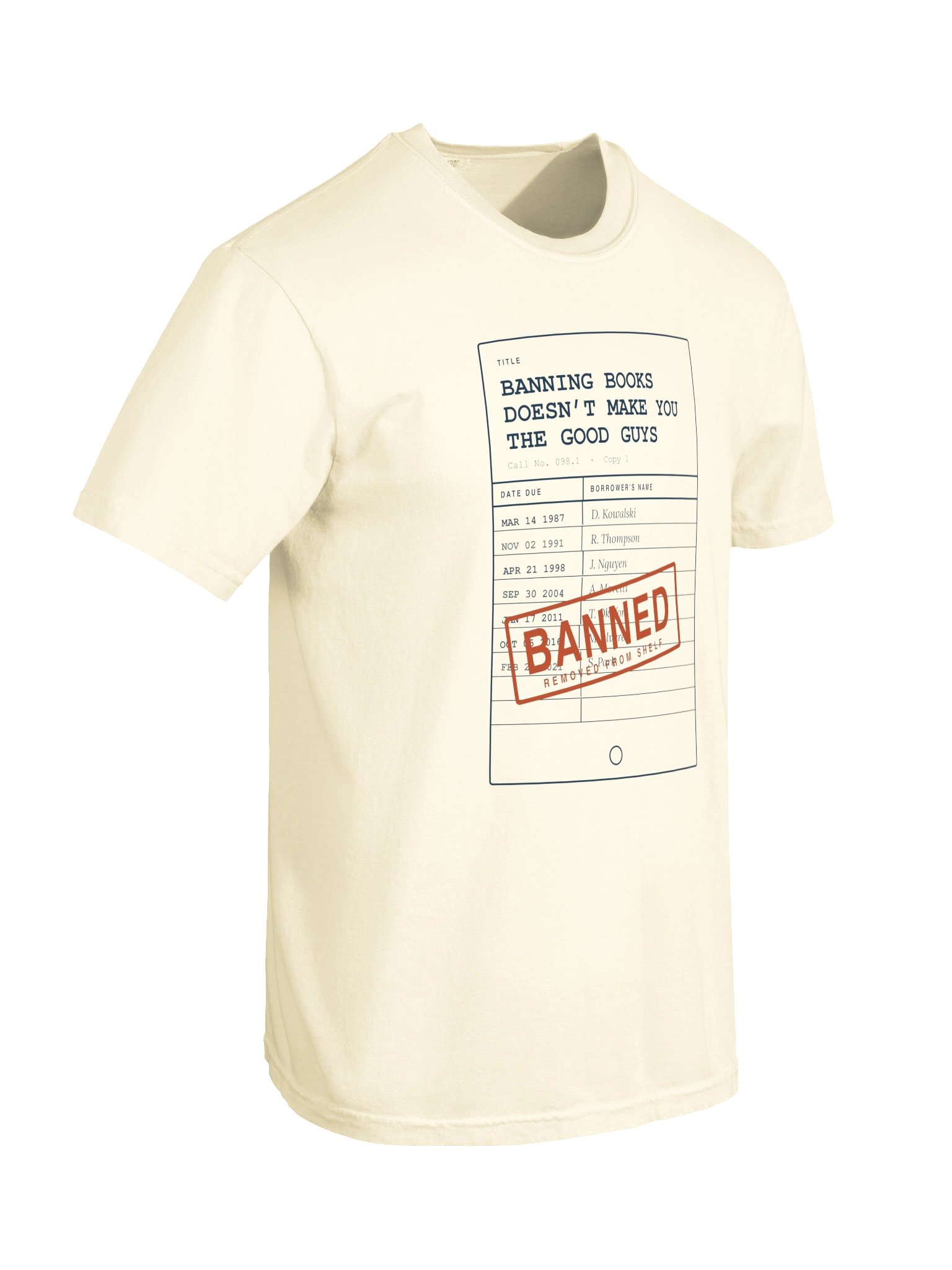 Banning Books — Library Card Tee product image (10)
