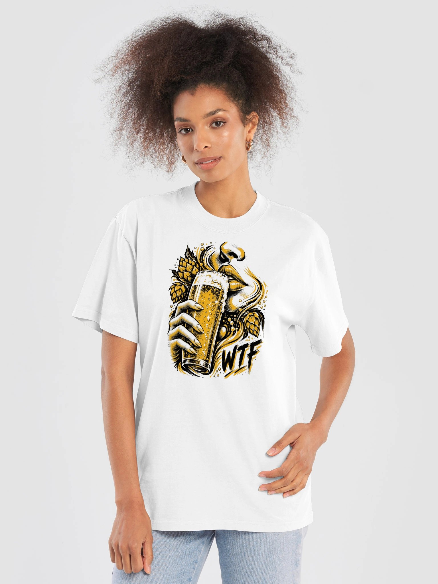 WTF — Oversized Craft Beer T-Shirt product image (5)