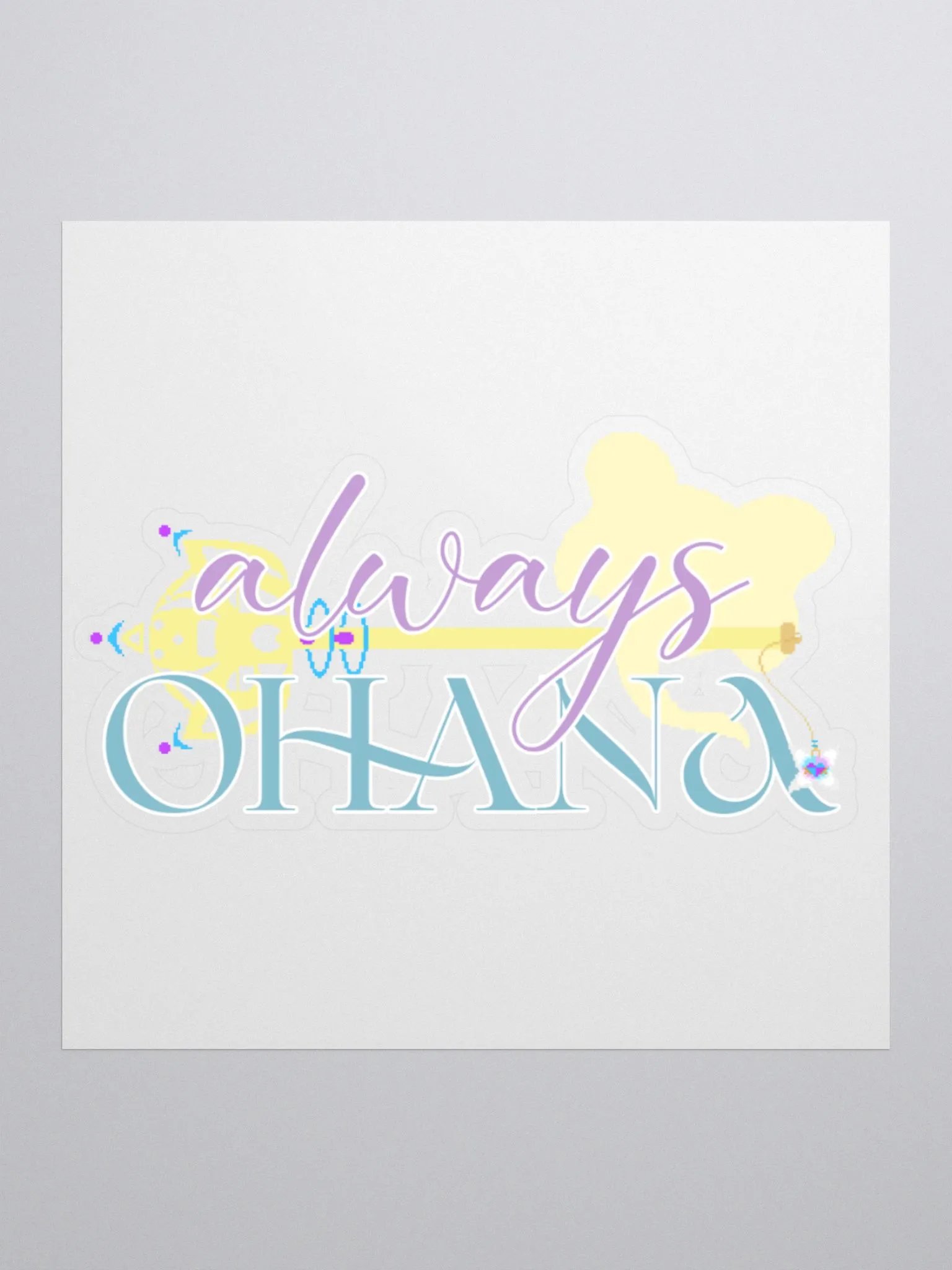 Always Ohana Pixel Sticker product image (2)