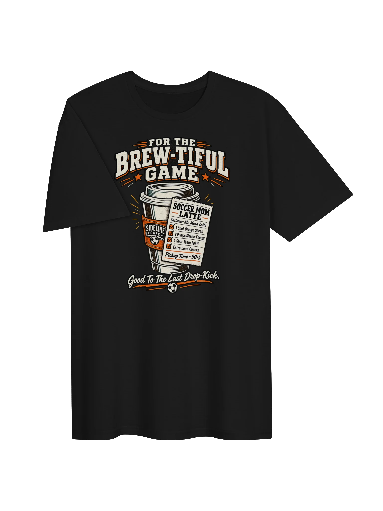 The BREW-tiful Game Soccer Coffee Tee product image (3)