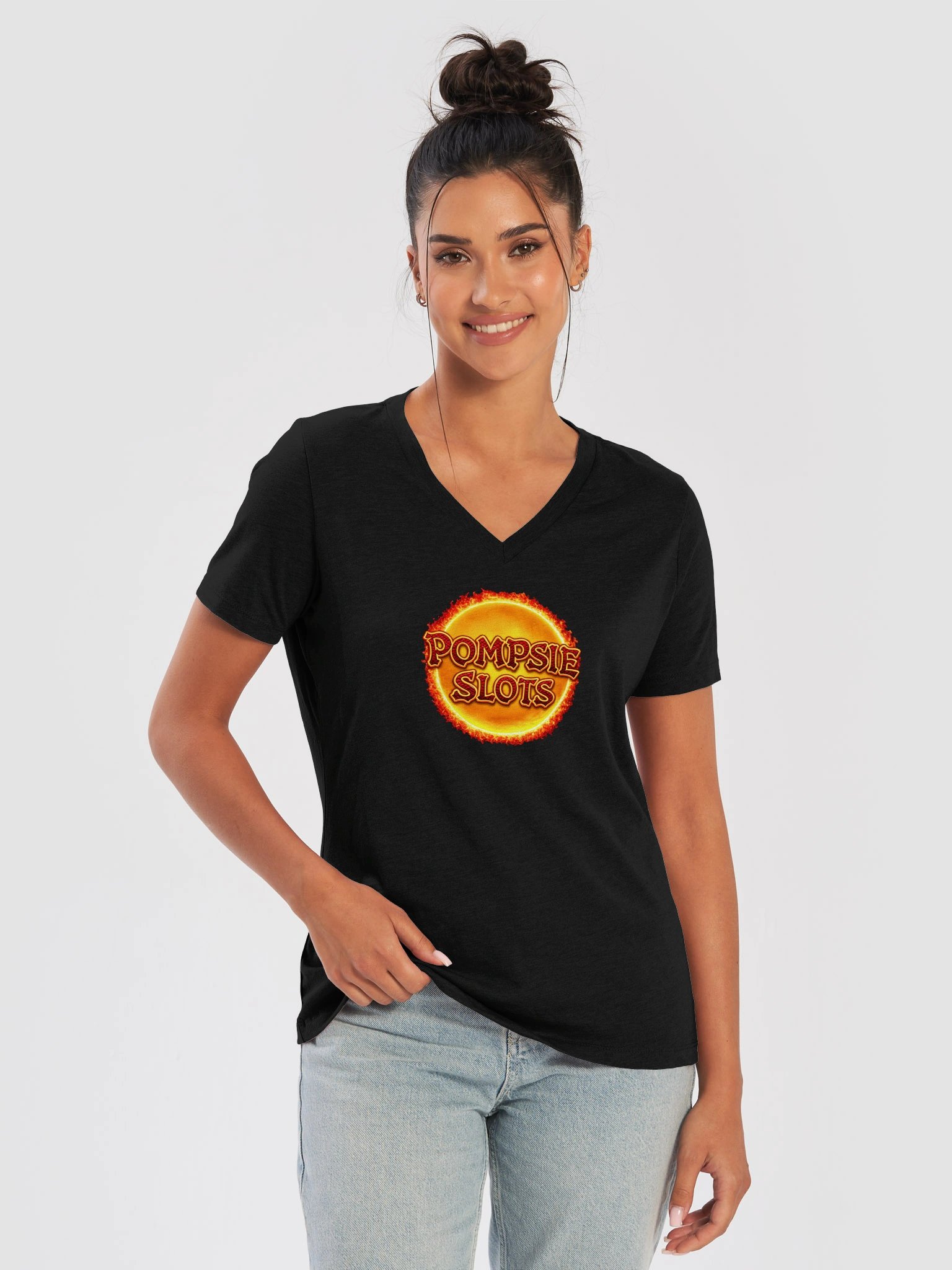 (V-Neck) Pompsie Slots Fireball! product image (9)