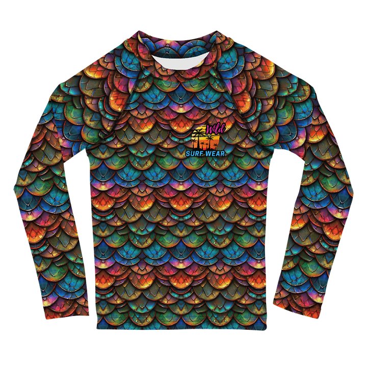 Wild Dragon Scale Kids Rash Guard #3 product image (1)