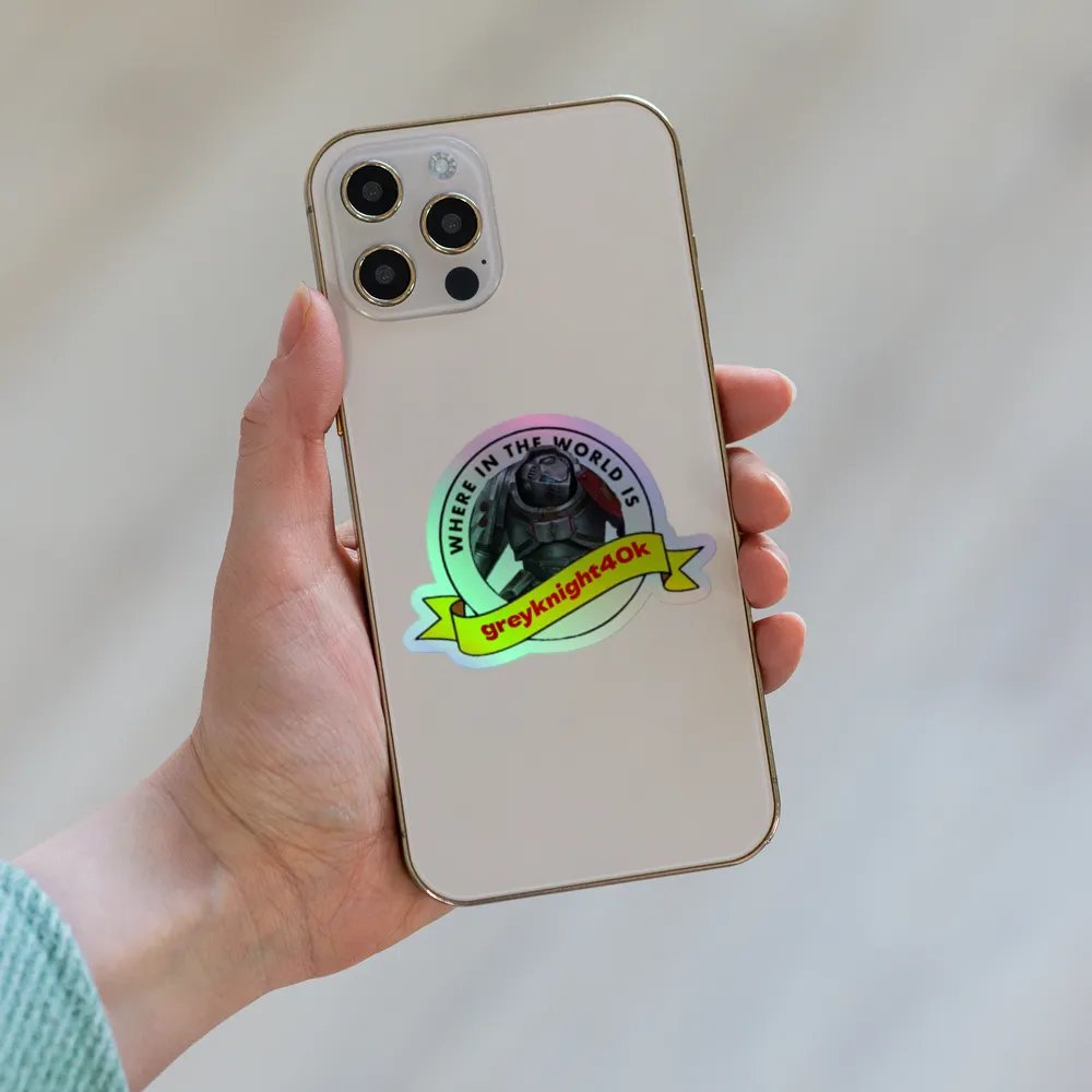 Holographic WITWIGK40K sticker product image (8)