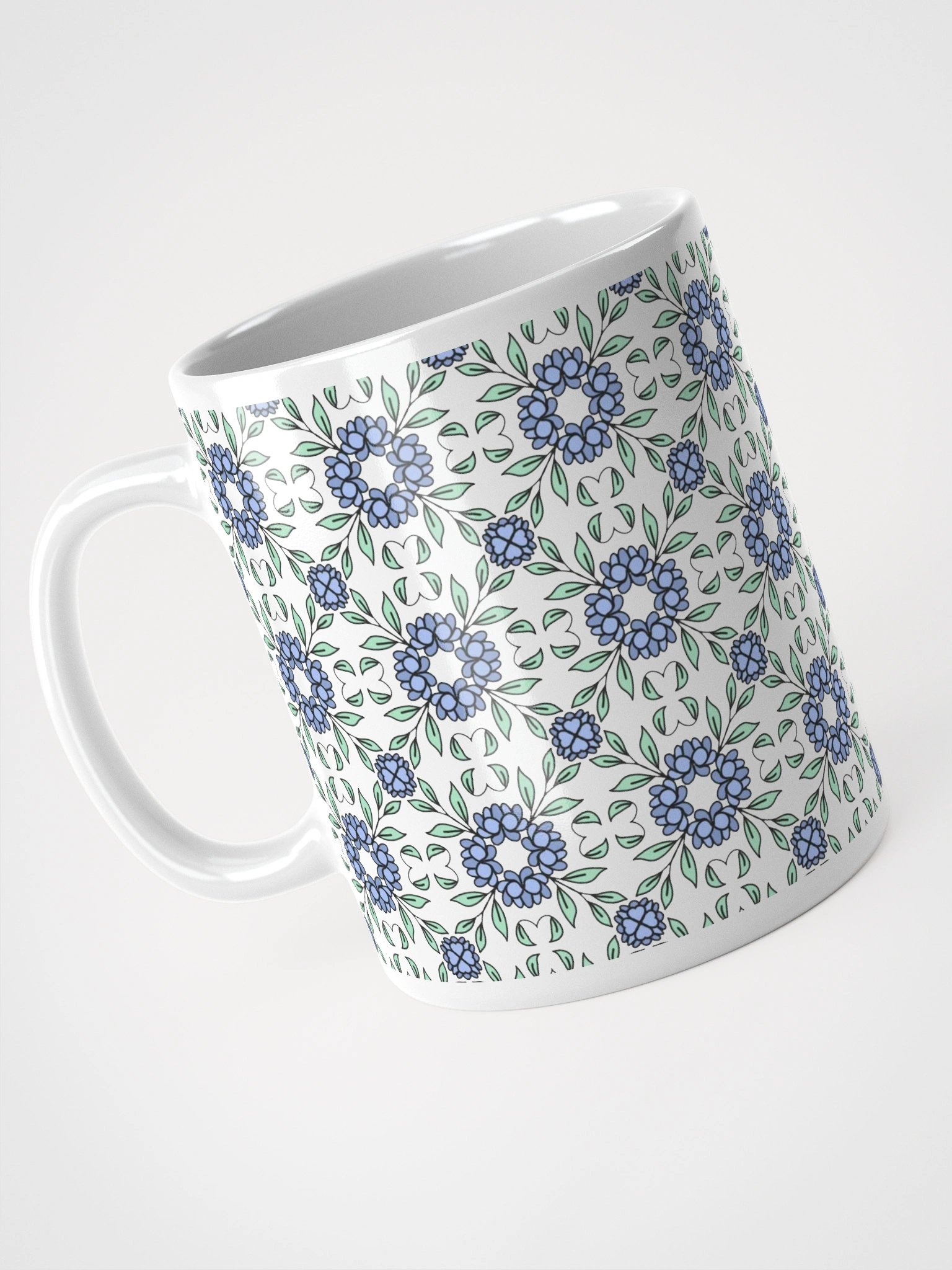 May Blue Floral Mug product image (4)