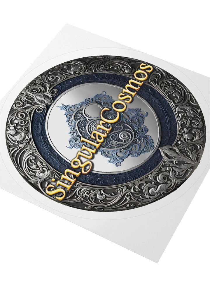 Singular Cosmos White Kiss Cut Sticker product image (2)