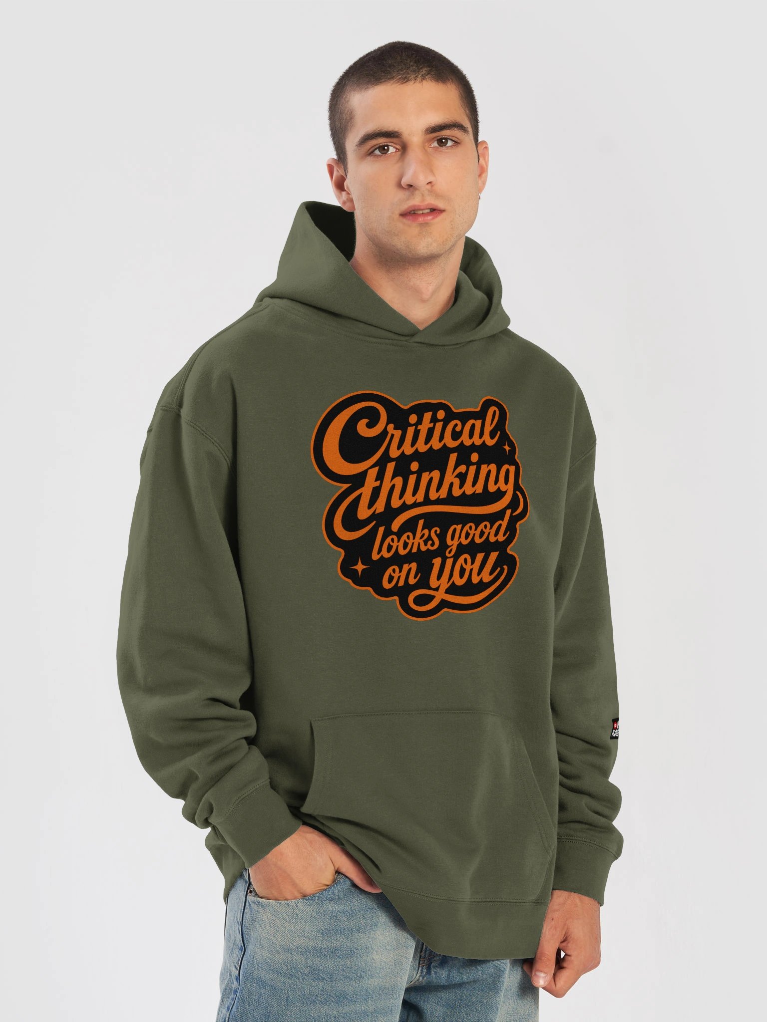 Critical Thinking Looks Good On You - Premium Oversized Hoodie product image (39)