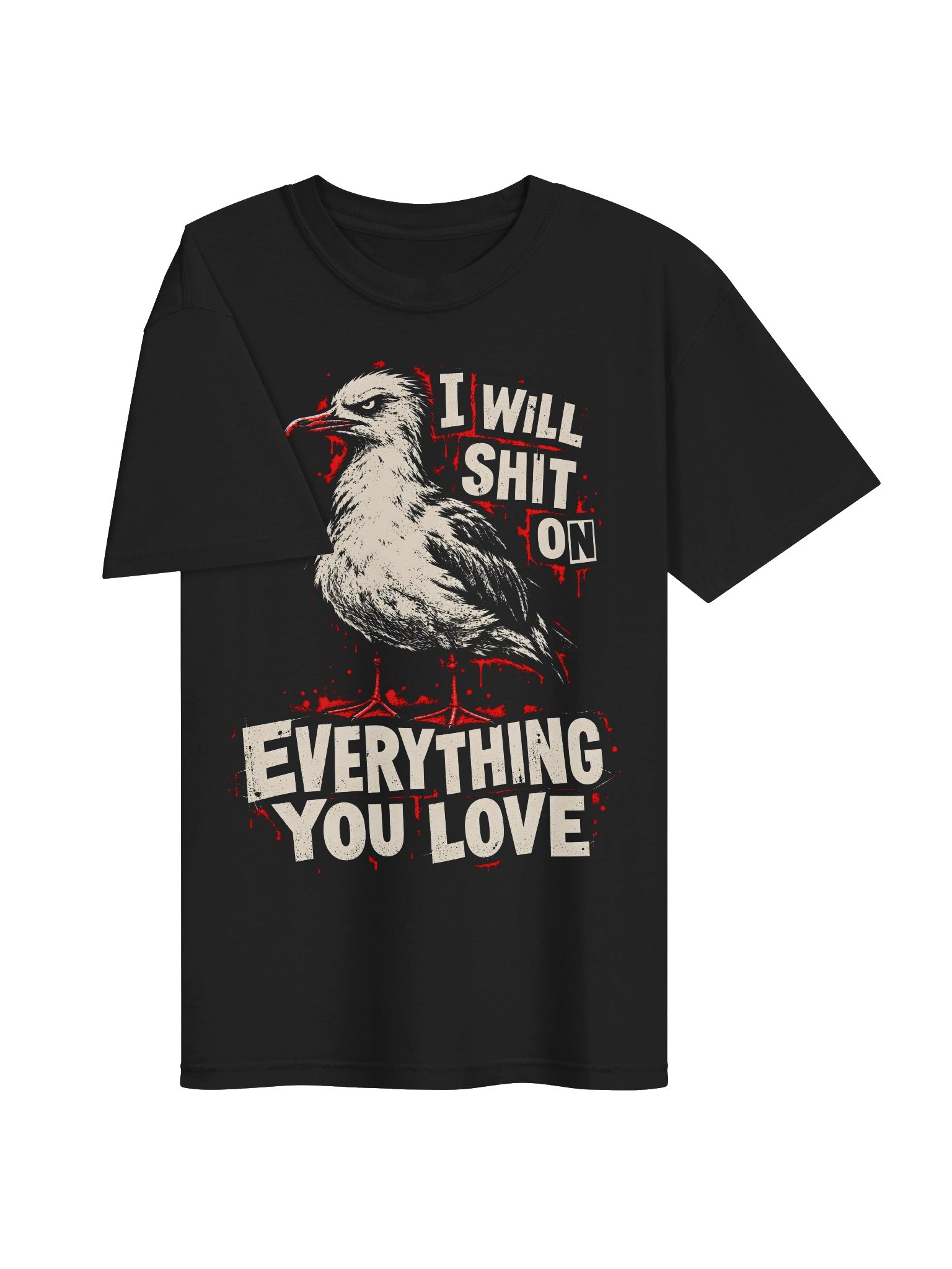 I Will Shit .... Heavyweight Vintage Graphic Tee product image (3)