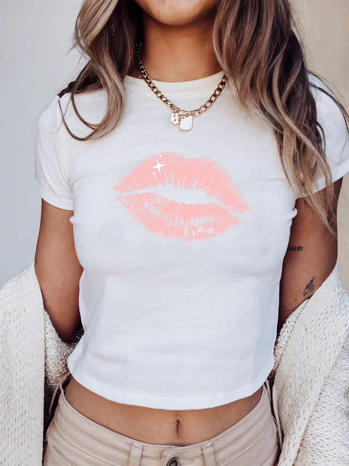 Kiss Print Baby Tee 💋 product image (2)