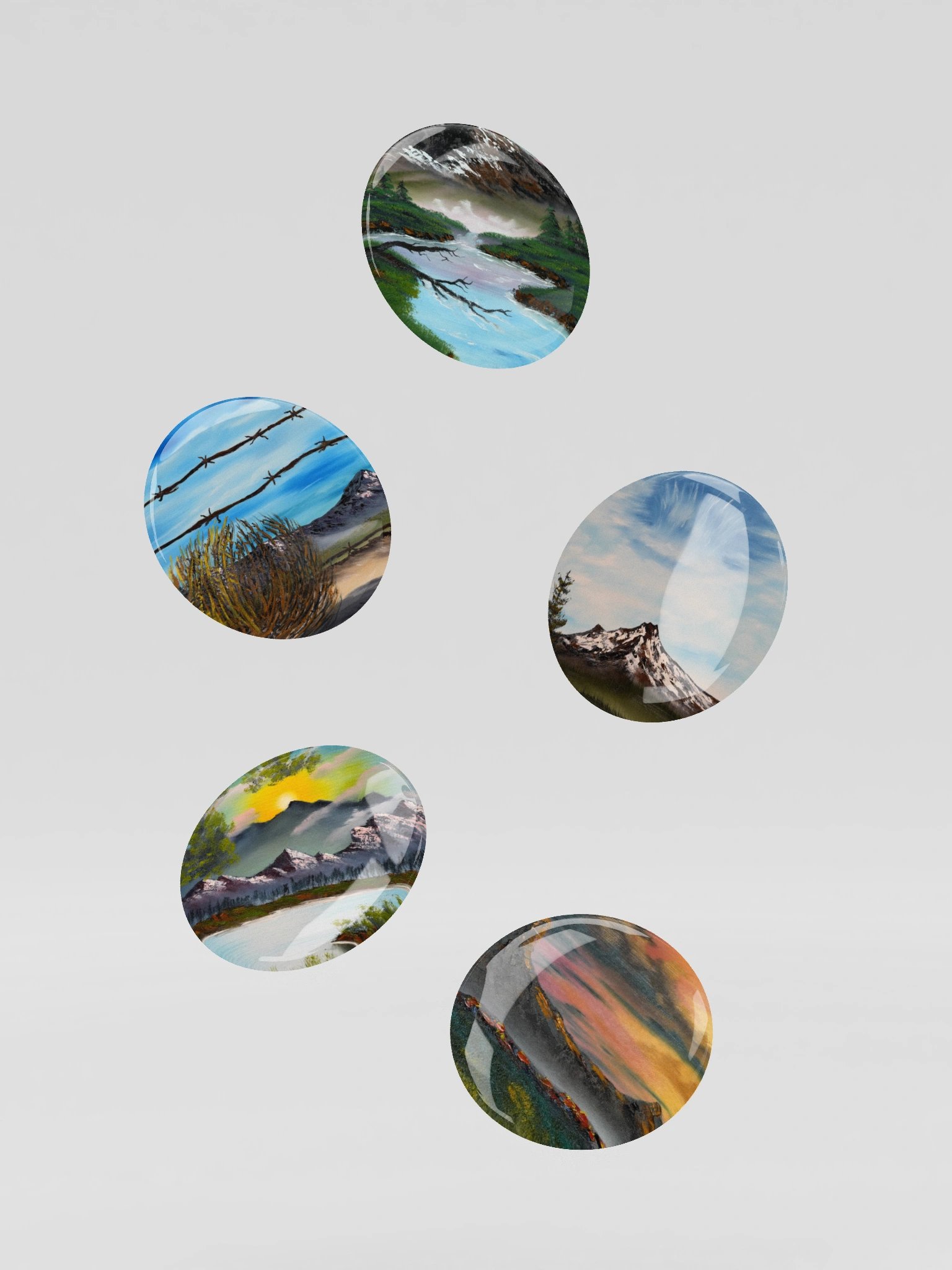 Art Button Pins - Mountain Vibes product image (3)