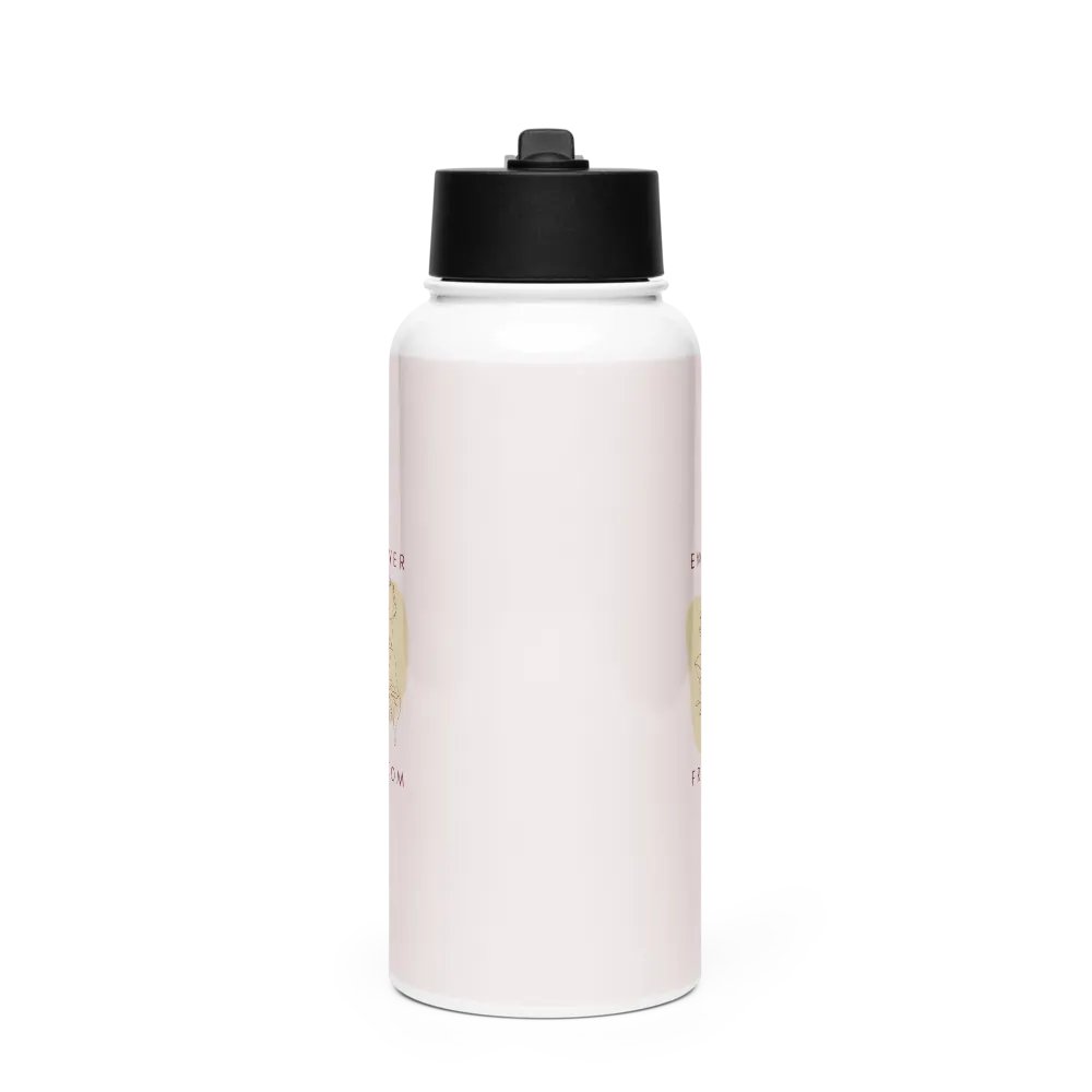 Stainless Steel Water Bottle with a Straw Lid SWFB0115 product image (3)