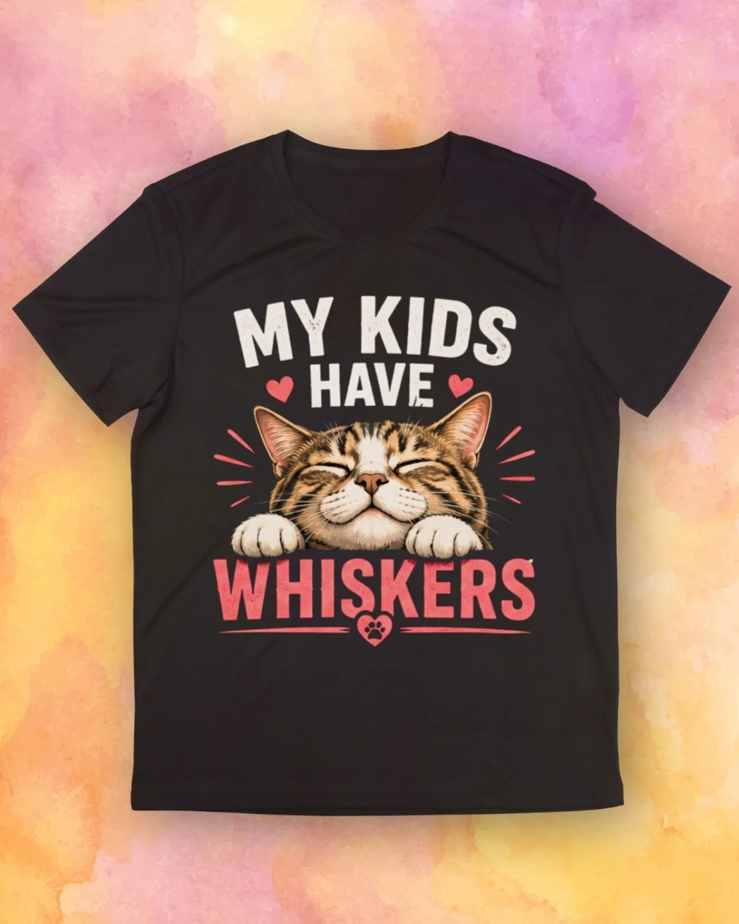My Kids Have Whiskers Cat T-Shirt product image (1)