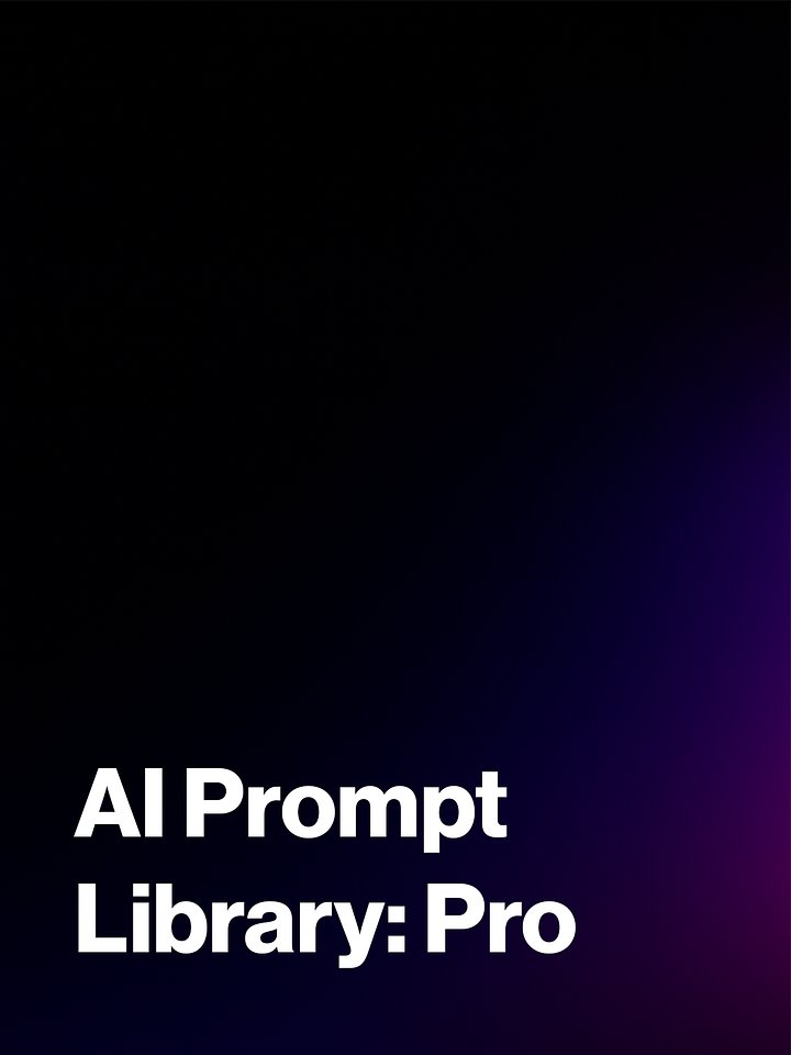 Pro AI Prompt Library (50 Prompts) product image (1)