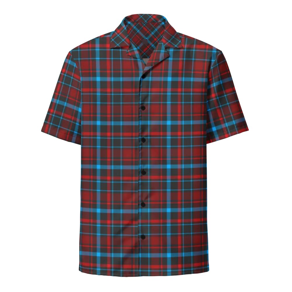 Jonny Rockford Branded Tartan Hawaiian Shirt product image (1)