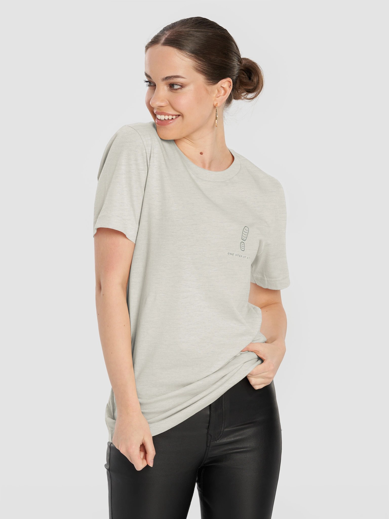 Mindset Evolution — The Consistency Tee (Heather Dust) product image (11)