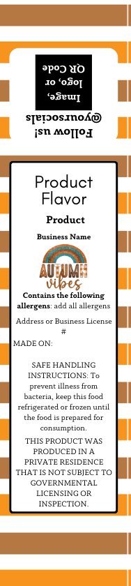 Autumn Joy Label Template Bundle product image (2)