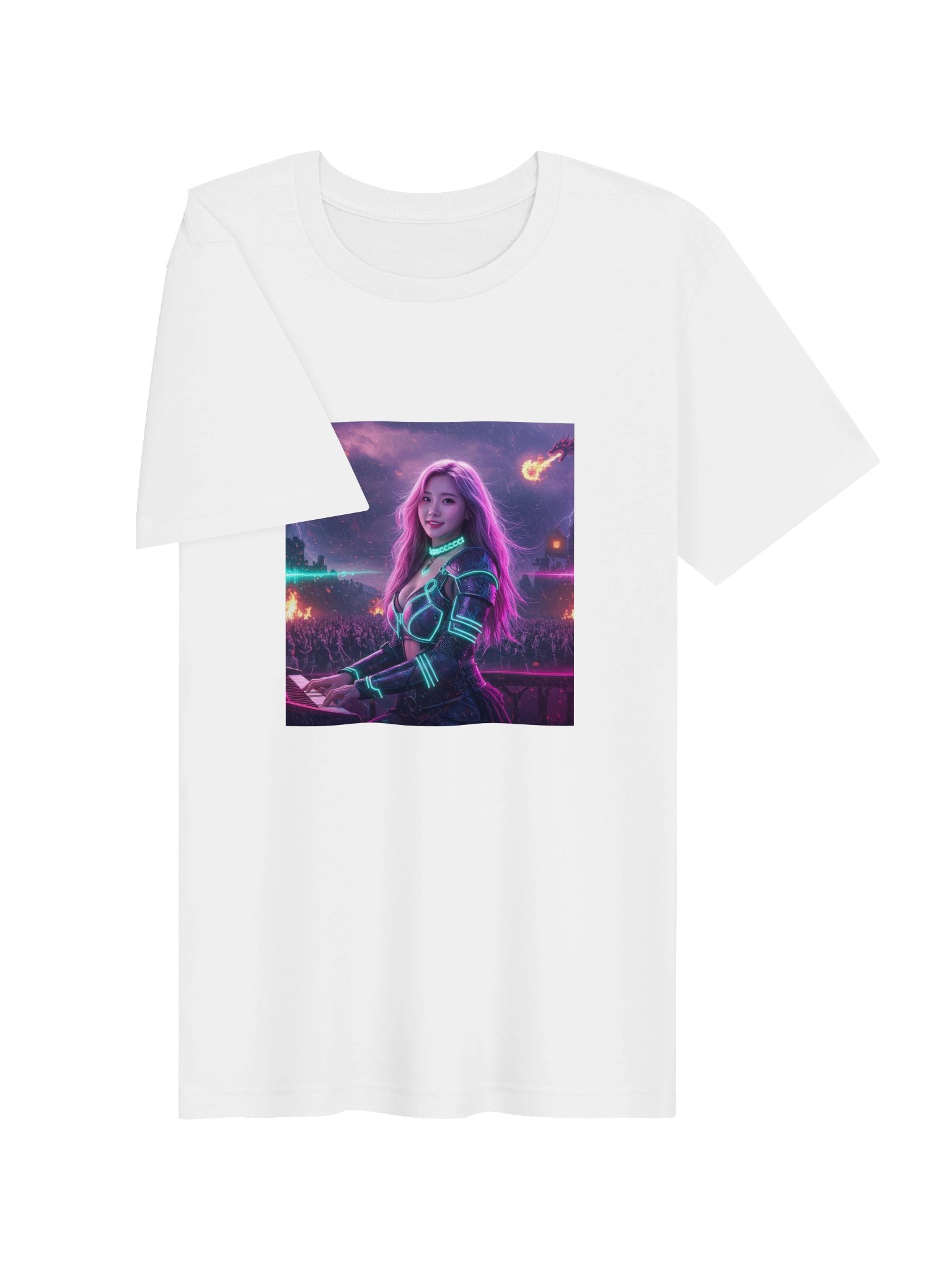 Deltasona Unisex Supersoft Cotton T-Shirt - White product image (3)