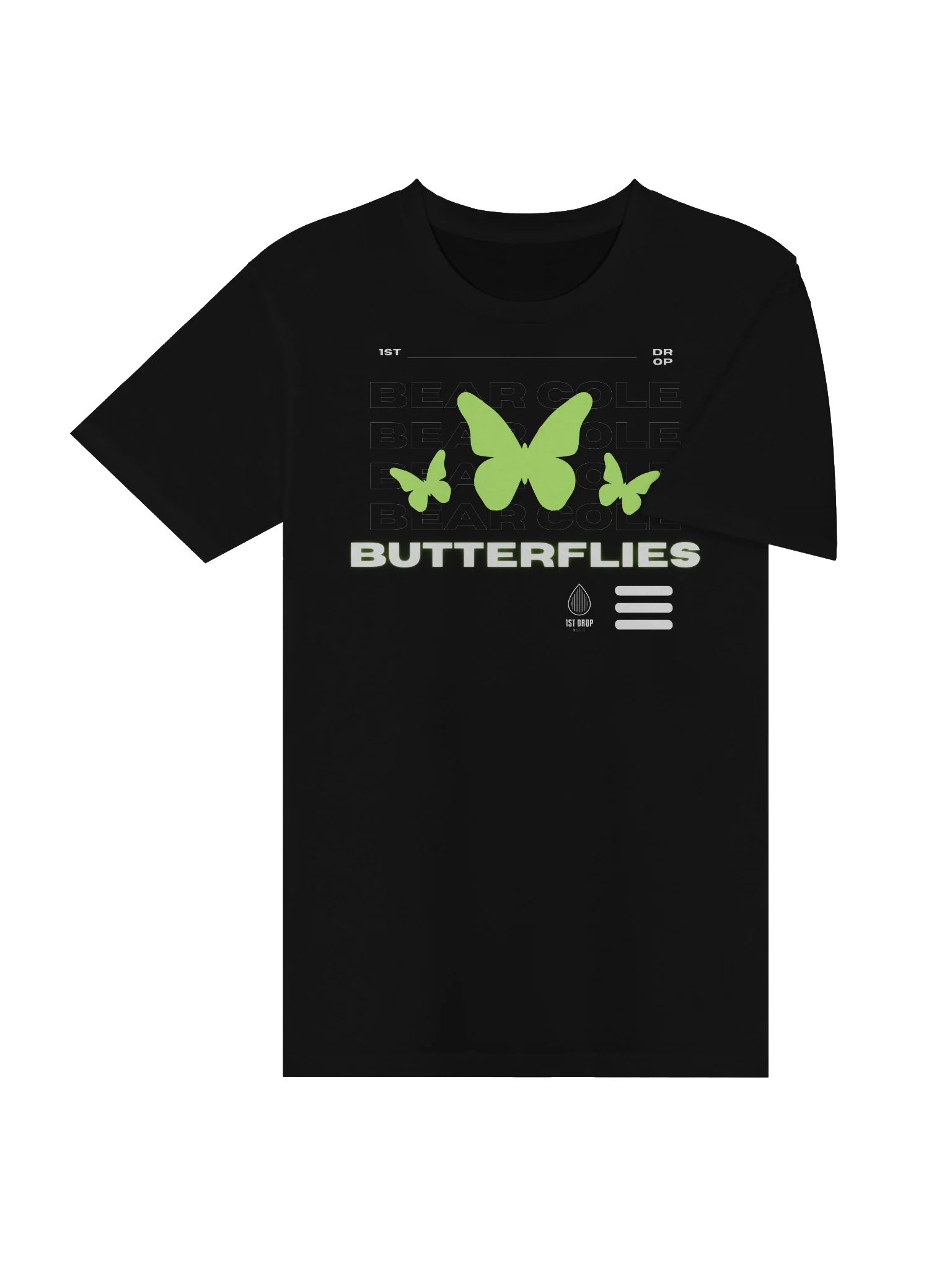 Bear Cole Butterflies Tech T-shirt