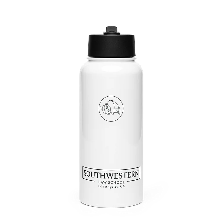 Bison Illustration Water Bottle product image (1)