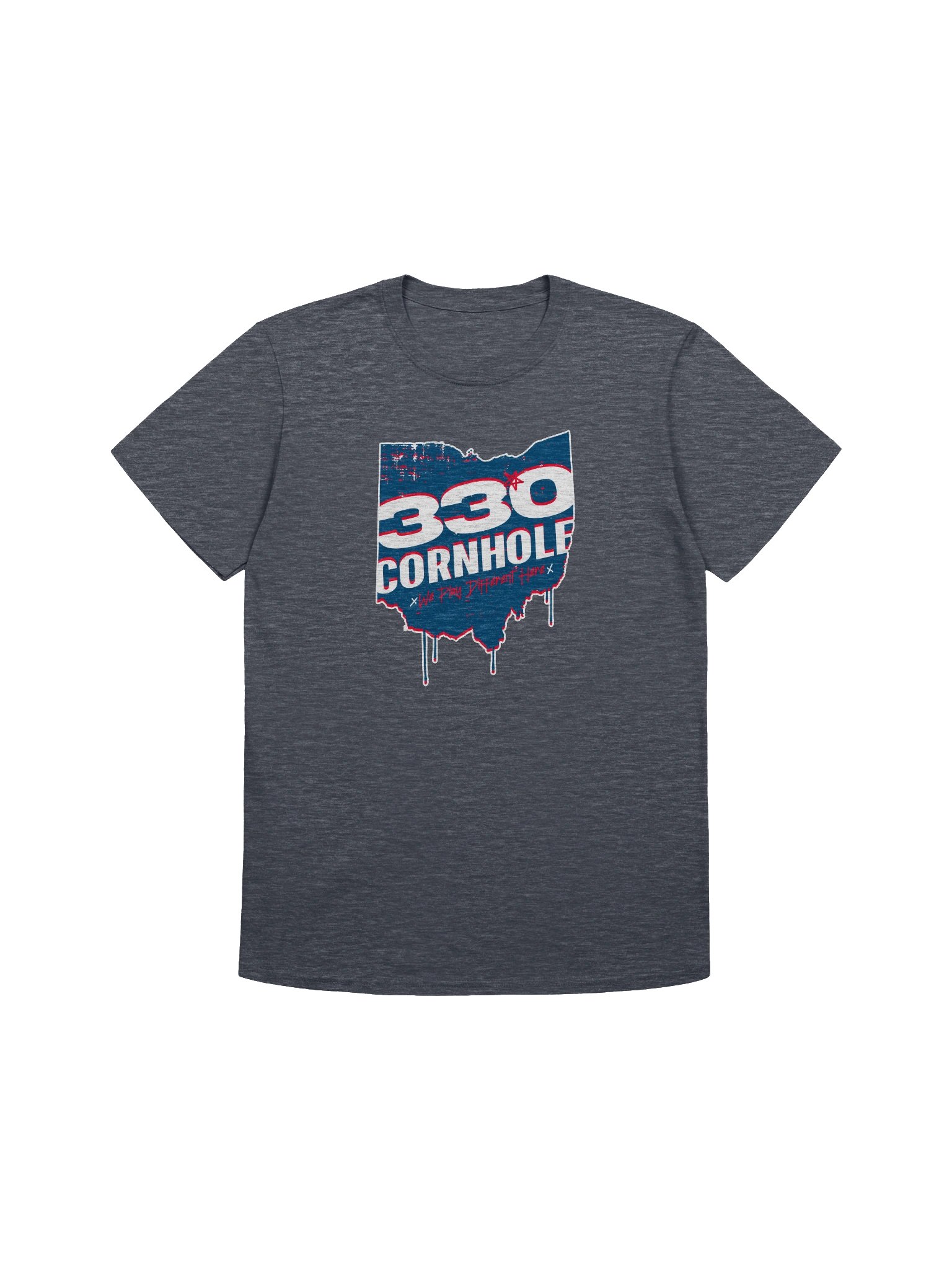 Gildan Softstyle 330 CLE Baseball Unisex Logo Tee product image (3)