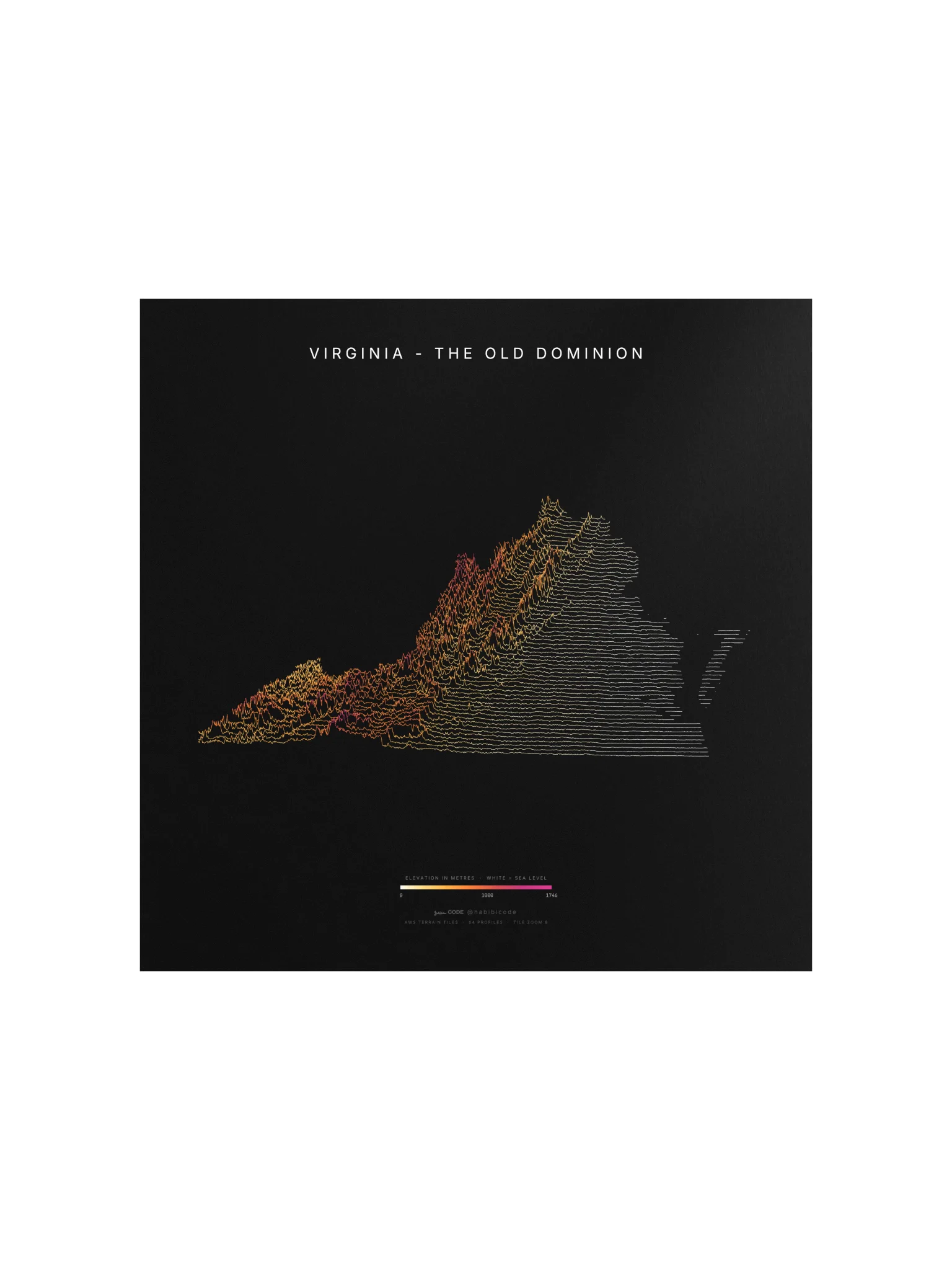 Ridgeline Poster - Virginia product image (1)