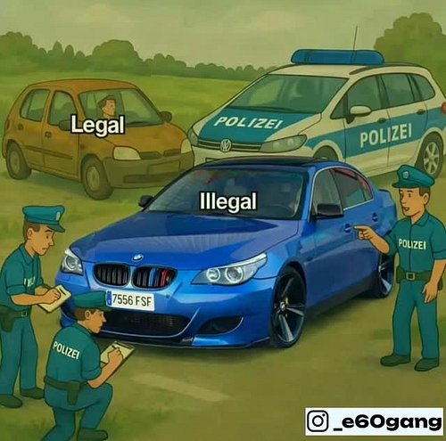 Smutná realita dnes. 
Zmena pohlavia je možná, ale tuning vášho auta je nelegálny... 🤦🏻‍♂️

#e60gang #explorepage #explore #f...