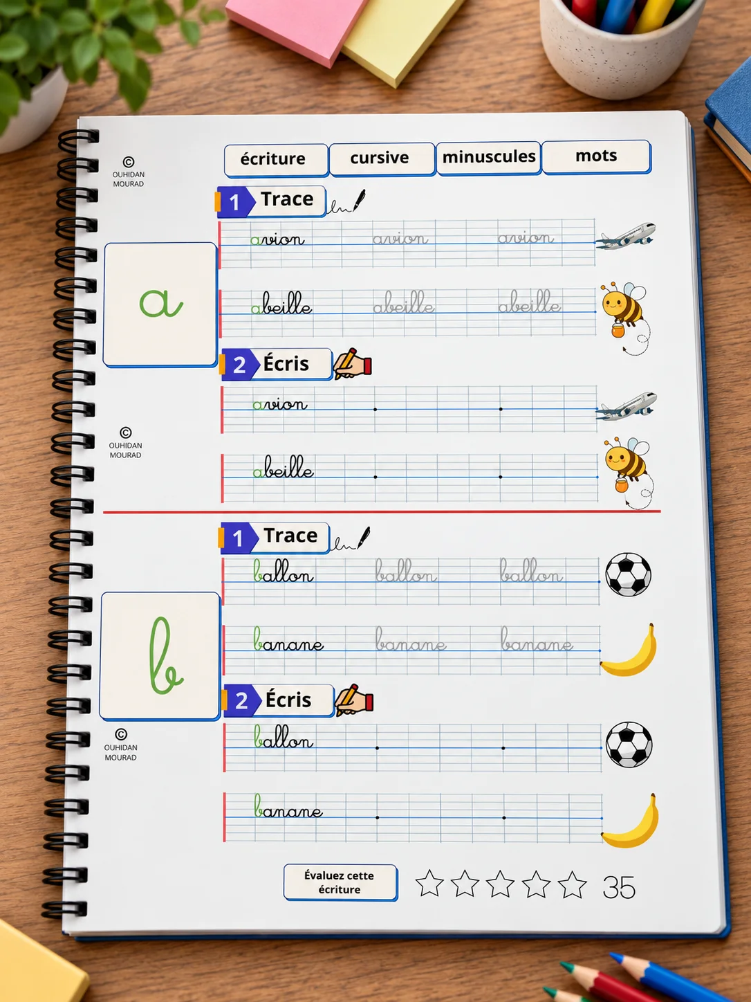 MISSION CURSIVE – Cahier d’écriture cursive | Version numérique PDF product image (3)