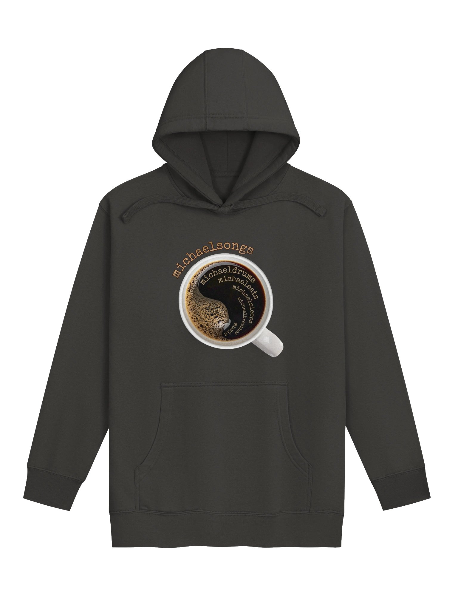 hoodie w/coffee mug swirls logo product image (1)