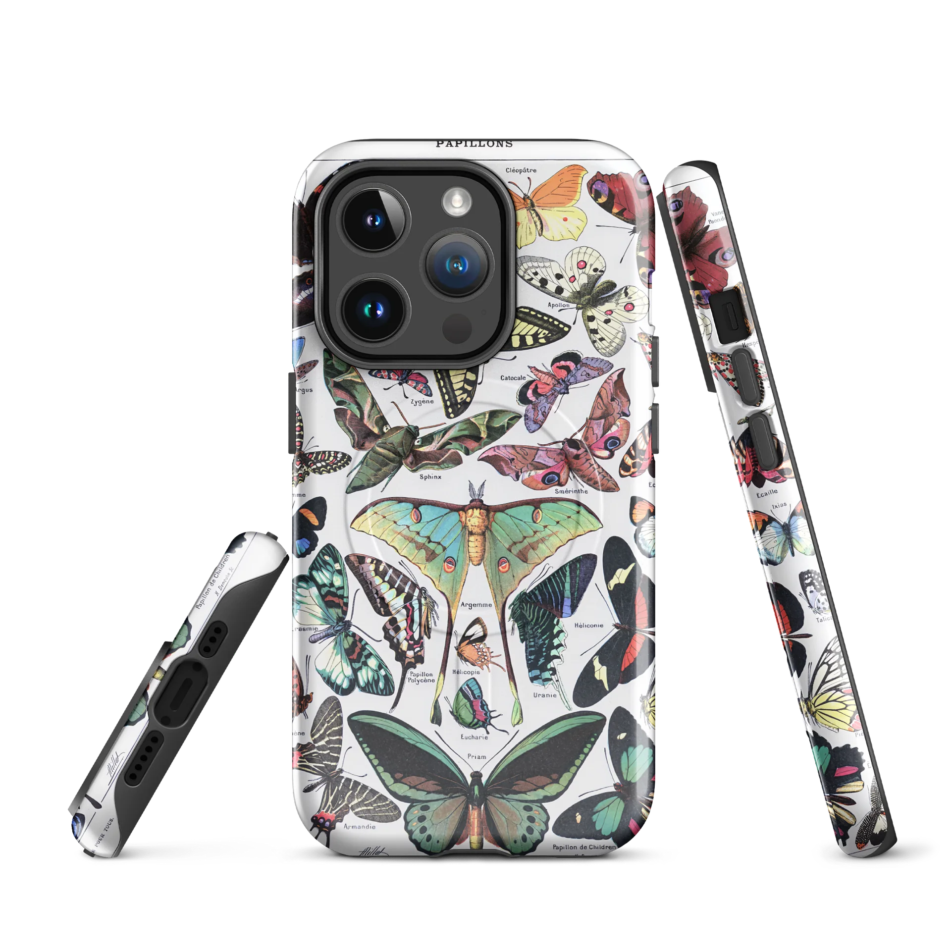 Butterflies iPhone® Magsafe® Case - Papillons by Adolphe Millot product image (7)