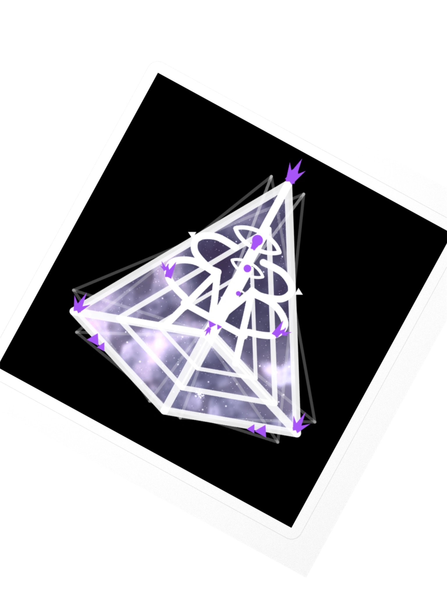 AMP-33 9D Galaxy — Block Sticker product image (2)
